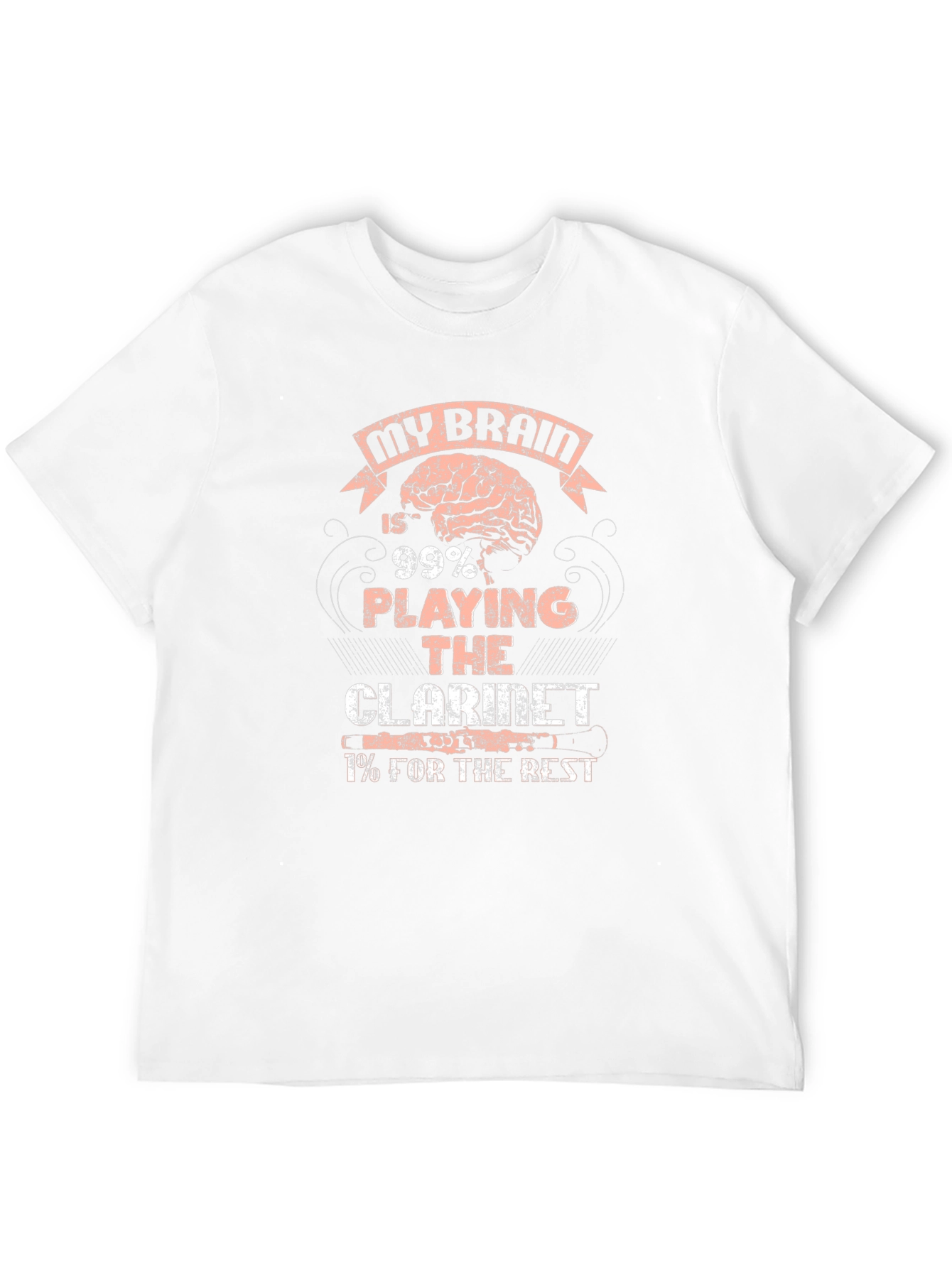 My Brain Clarinet Player T-Shirt