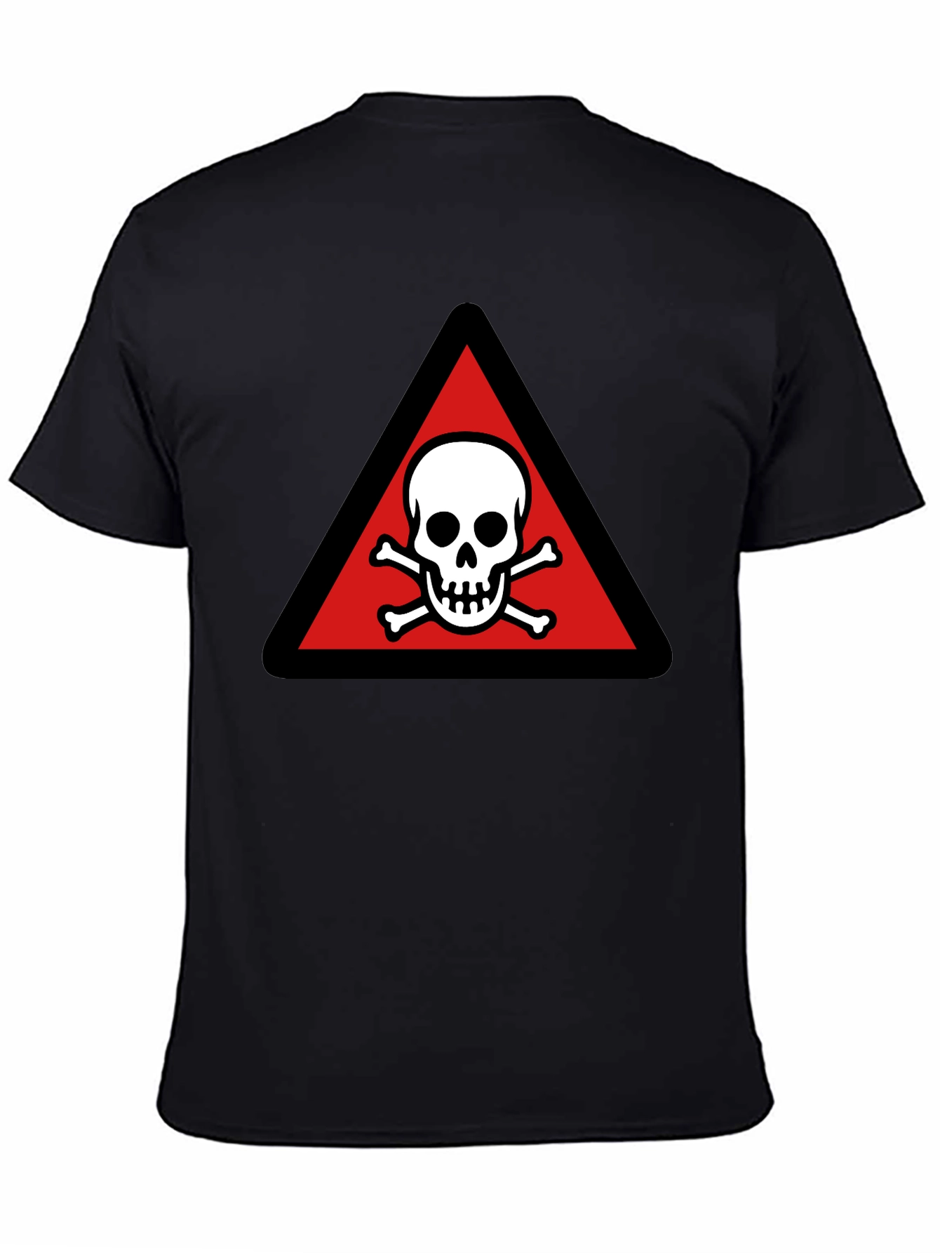 Skull & Crossbones Triangle T-Shirt - Black
