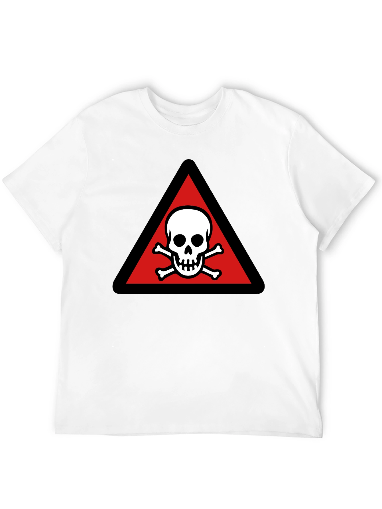 Skull & Crossbones Triangle T-Shirt - Black