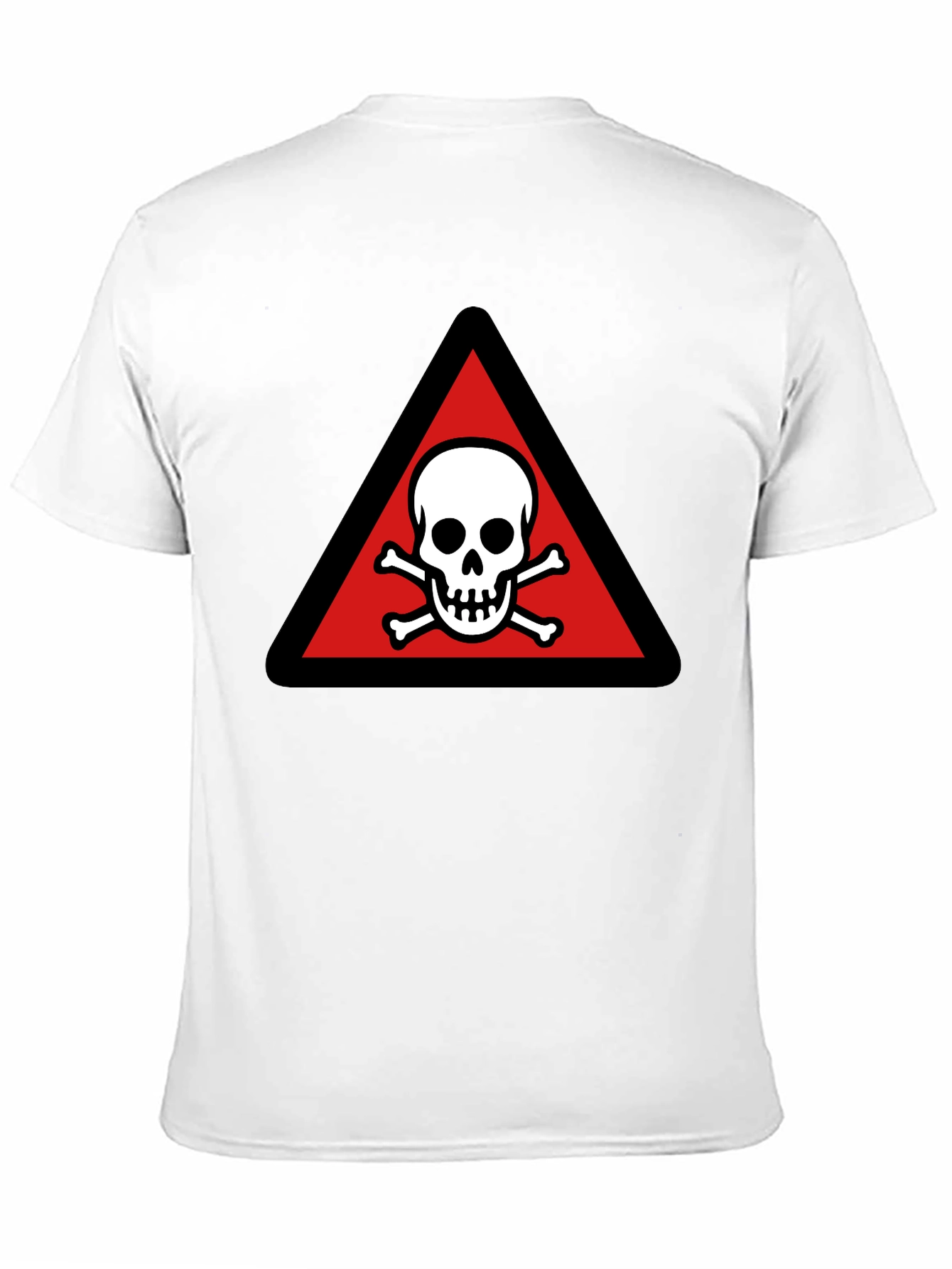 Skull & Crossbones Triangle T-Shirt - Black
