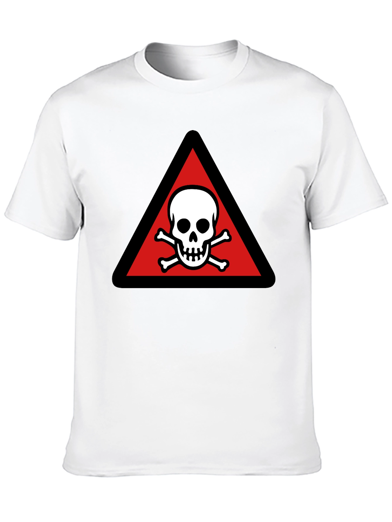 Skull & Crossbones Triangle T-Shirt - Black