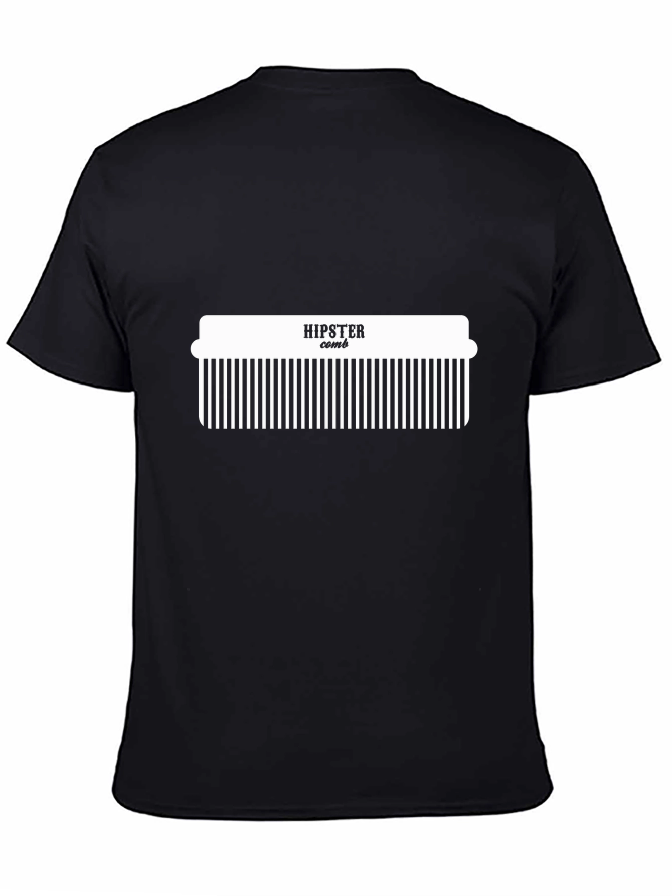 Hipster Comb Graphic Tee - Modern Style