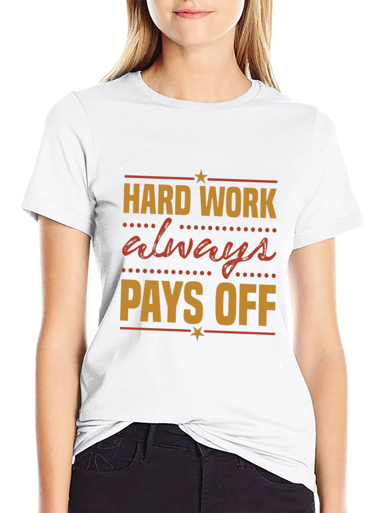 Hard Work Pays Off Graphic Tee - Motivational