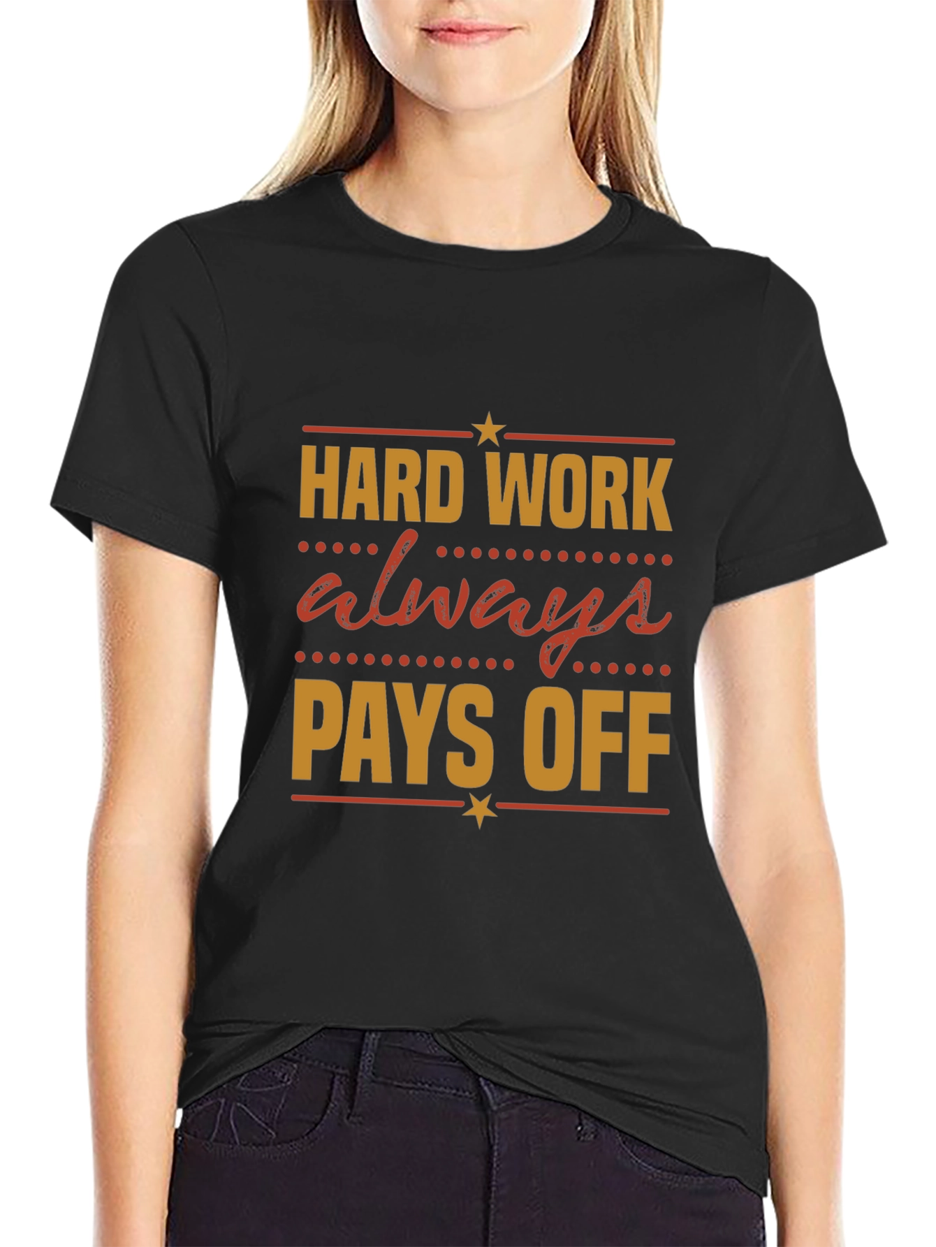 Hard Work Pays Off Graphic Tee - Motivational