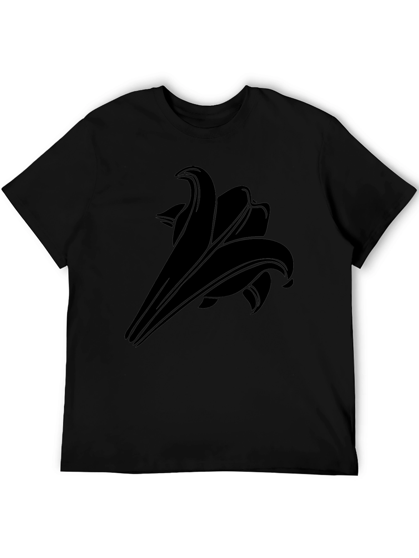 Black Lily Graphic Tee - Stylish Casual Wear