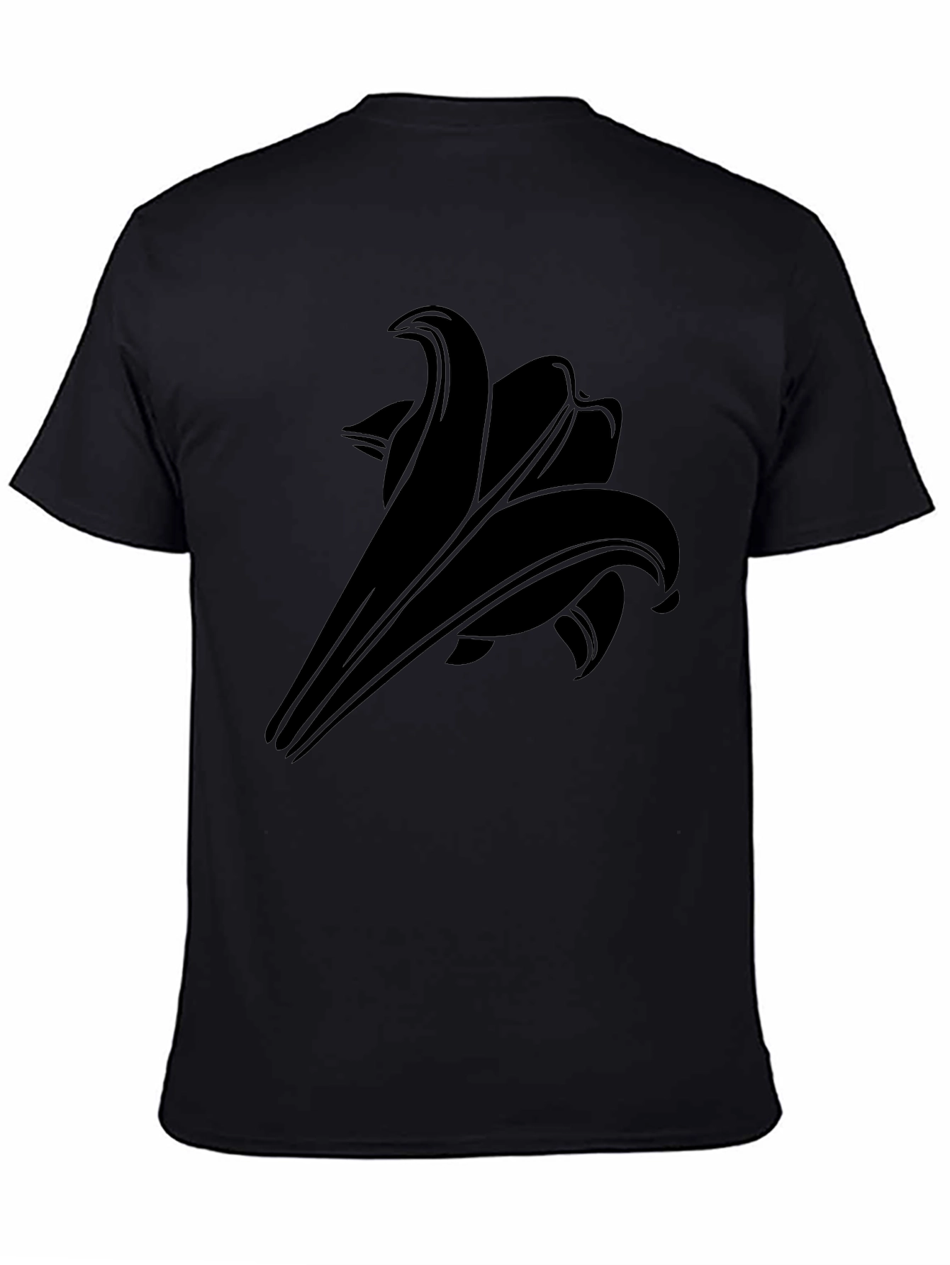 Black Lily Graphic Tee - Stylish Casual Wear
