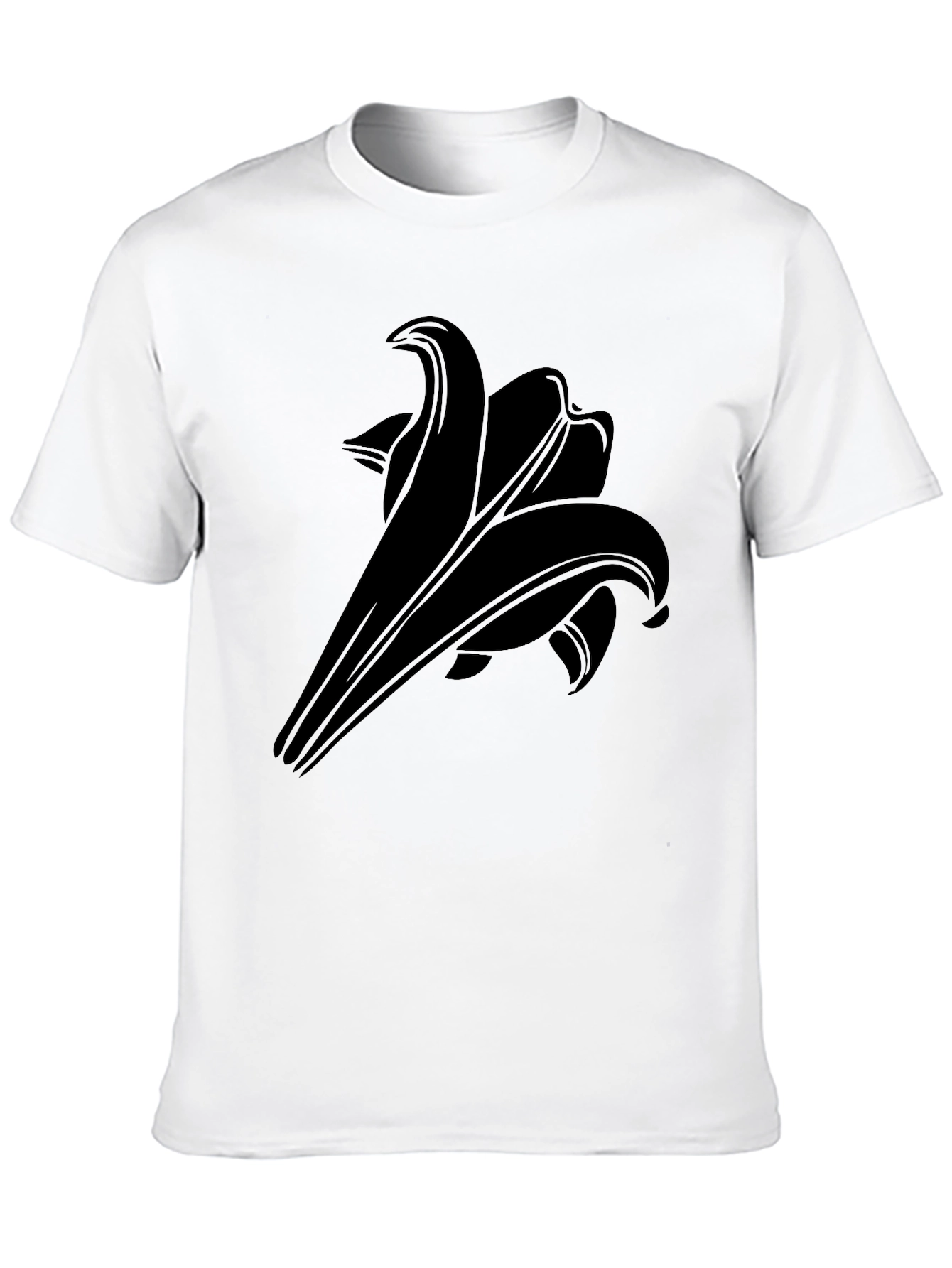 Black Lily Graphic Tee - Stylish Casual Wear