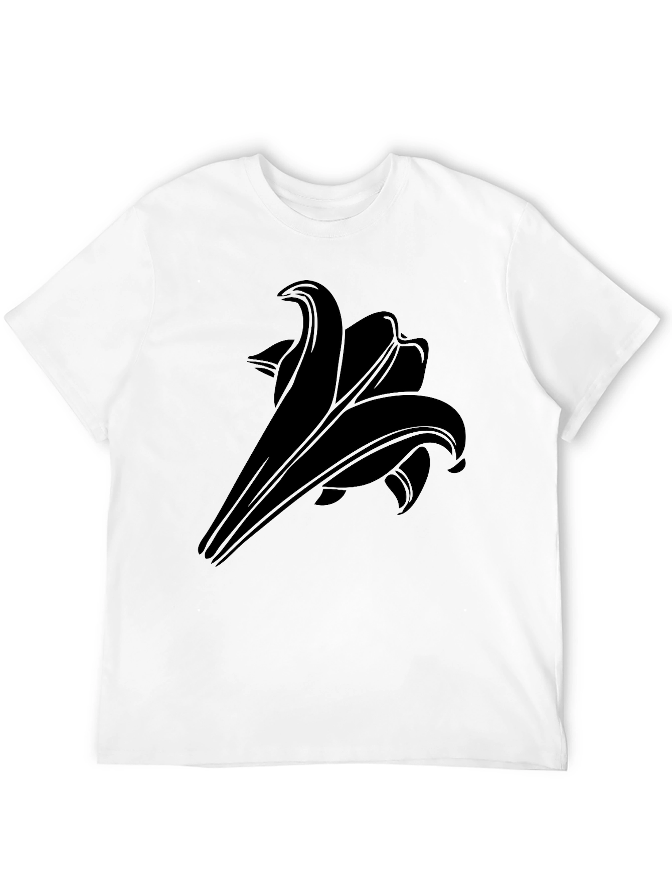 Black Lily Graphic Tee - Stylish Casual Wear