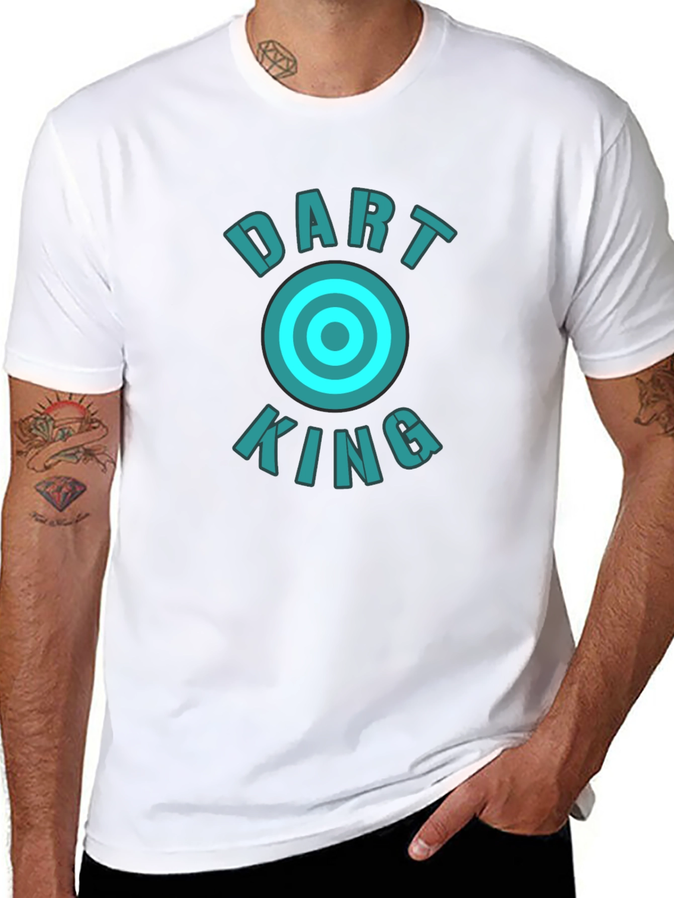 Dart King Graphic T-Shirt - Cool Design