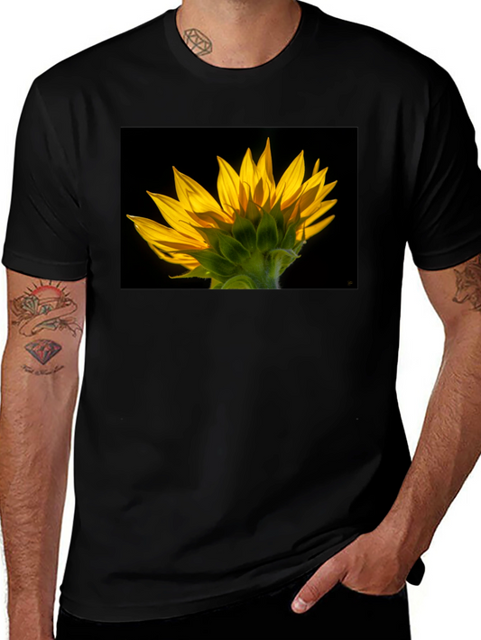 Sunflower Graphic Black T-Shirt