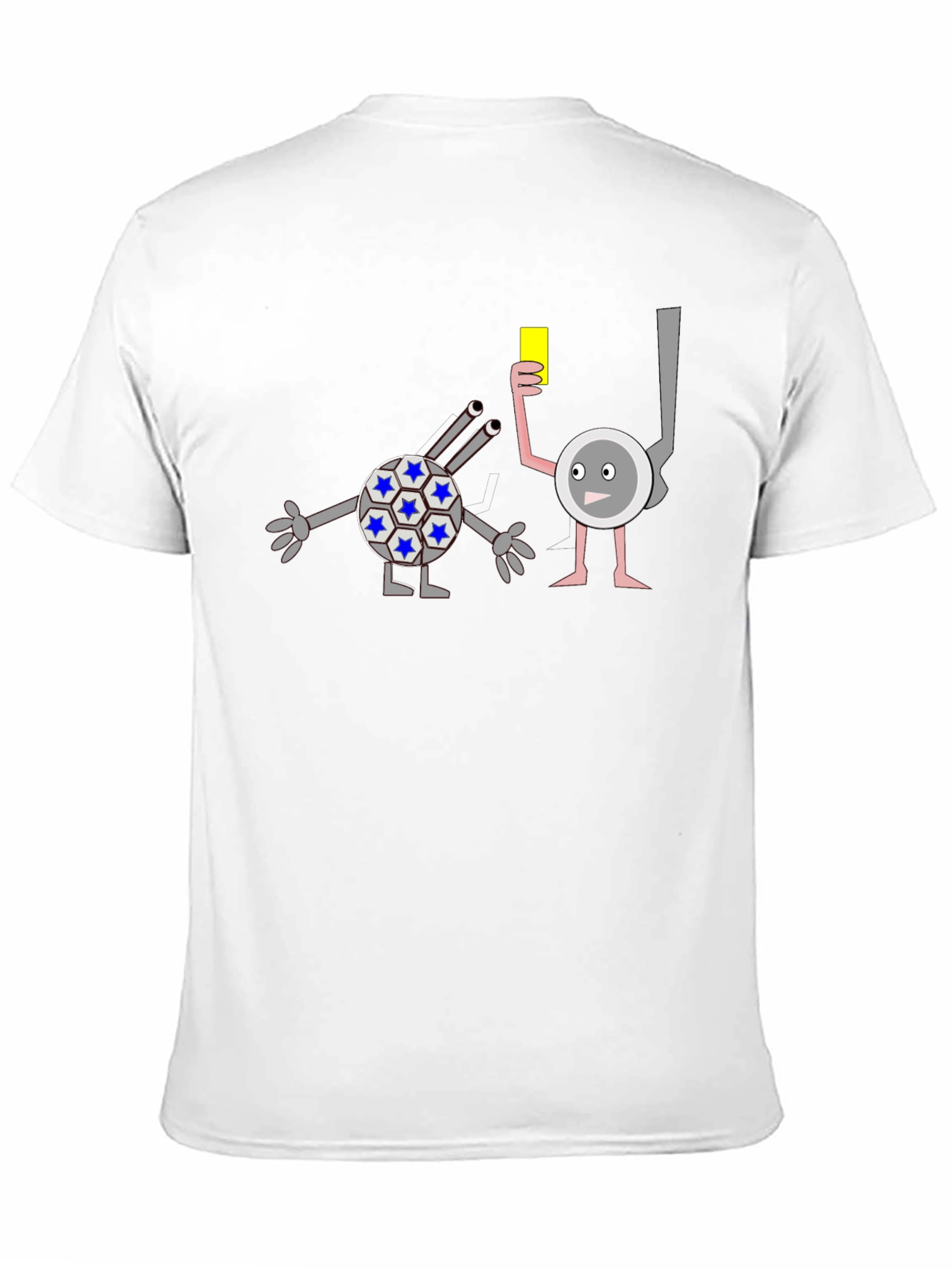 Funny Cartoon Yellow Card T-Shirt