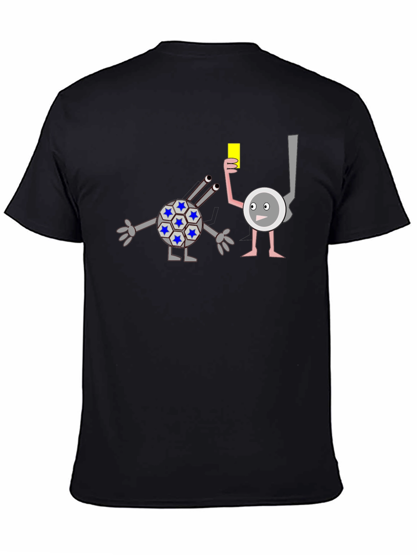 Funny Cartoon Yellow Card T-Shirt