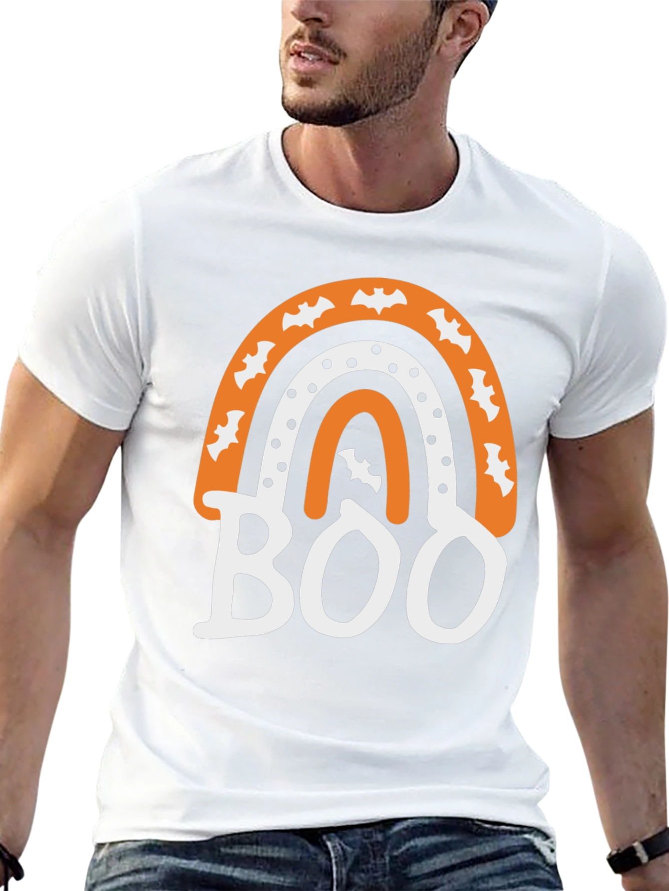 Halloween Boo Rainbow T-Shirt