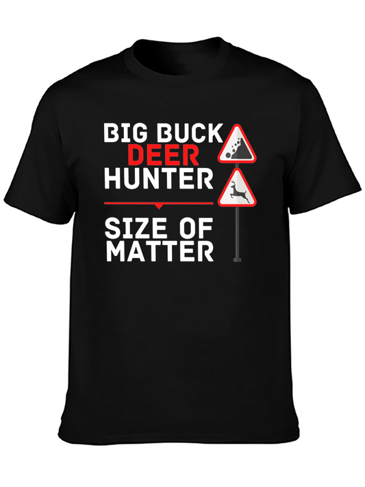 Big Buck Deer Hunter T-Shirt - Funny Hunting Gift Tee
