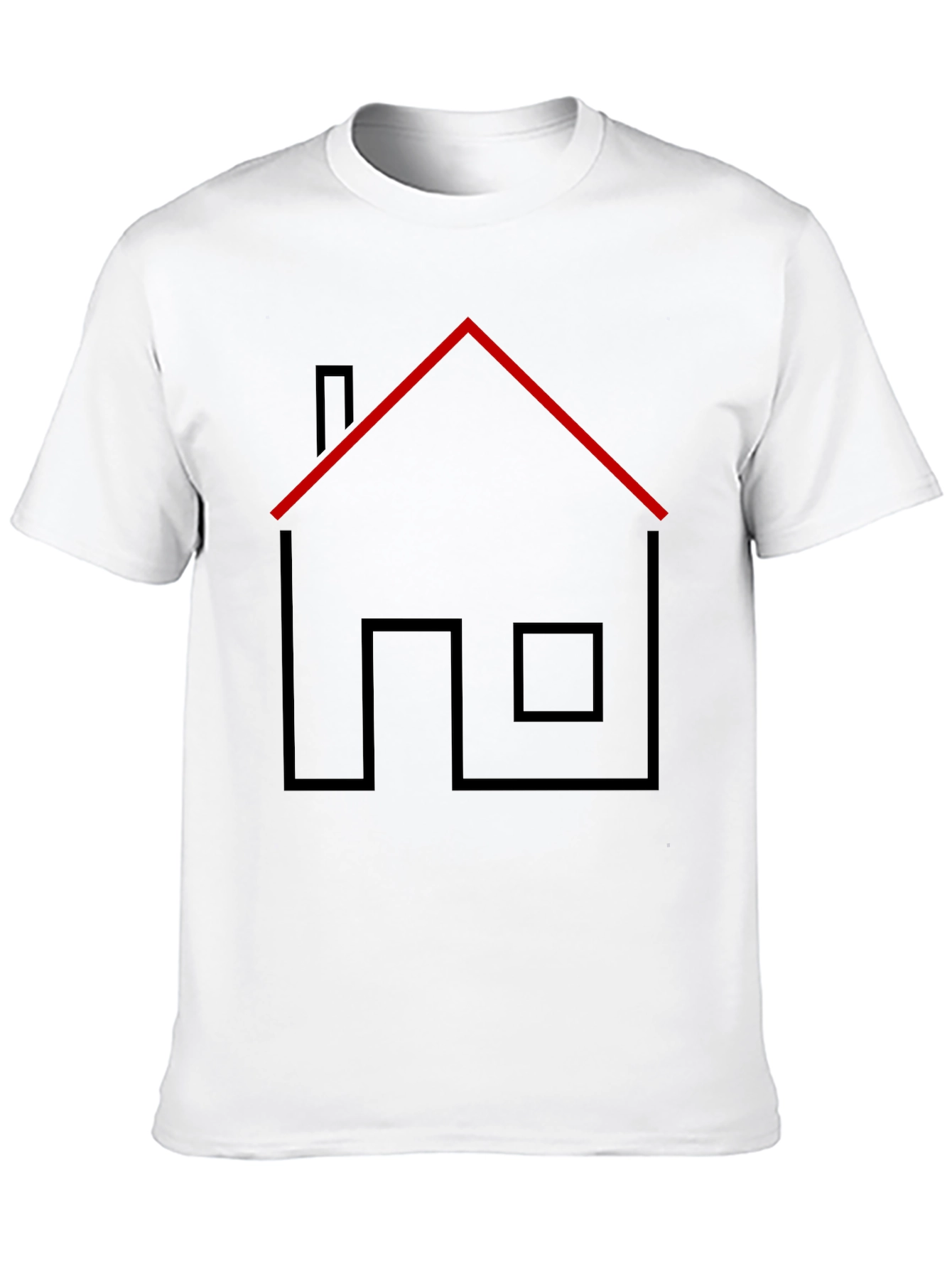 Modern Home Graphic Tee - Black Unisex T-Shirt