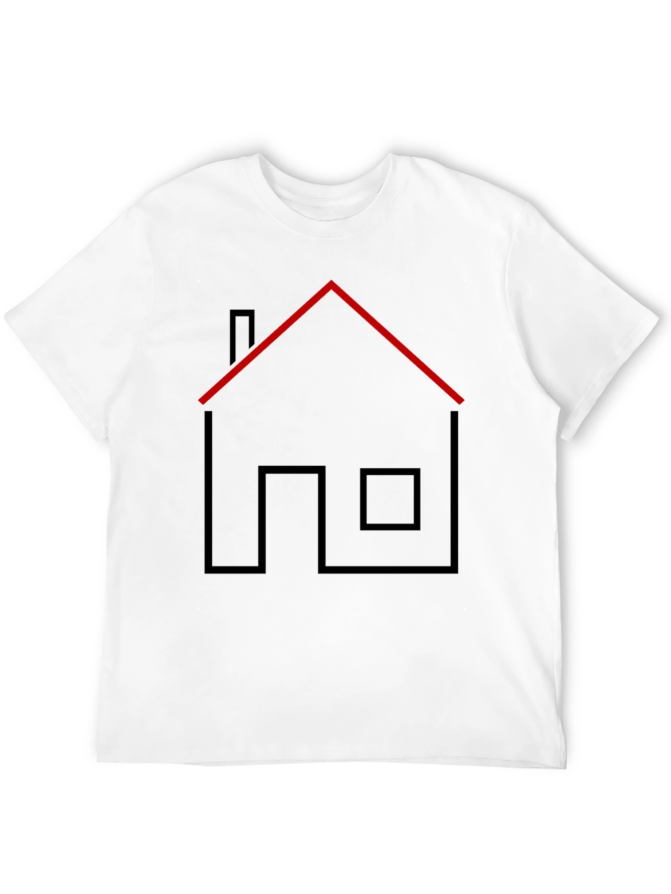 Modern Home Graphic Tee - Black Unisex T-Shirt
