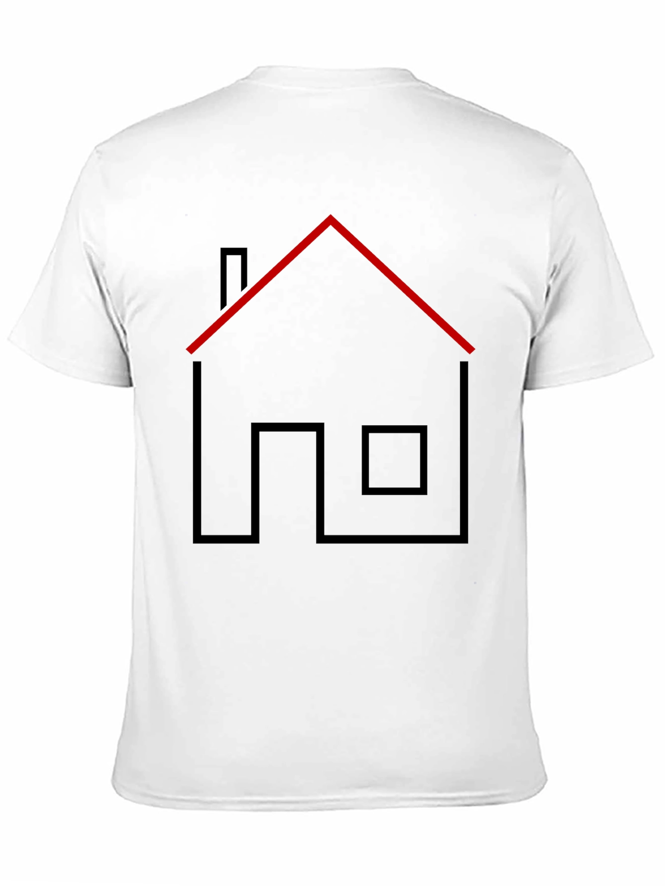 Modern Home Graphic Tee - Black Unisex T-Shirt