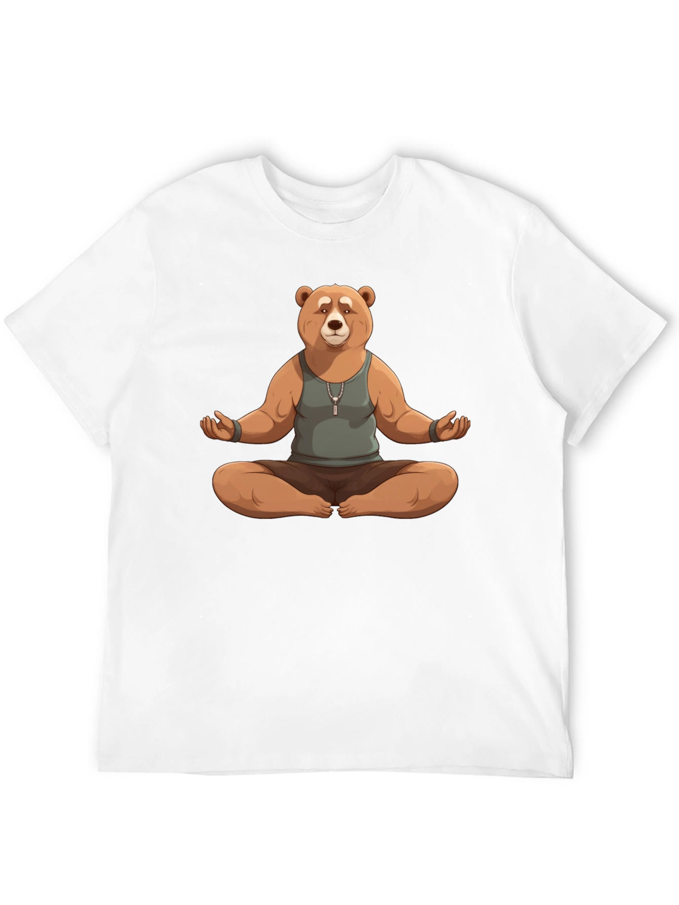 Meditating Bear Graphic Tee