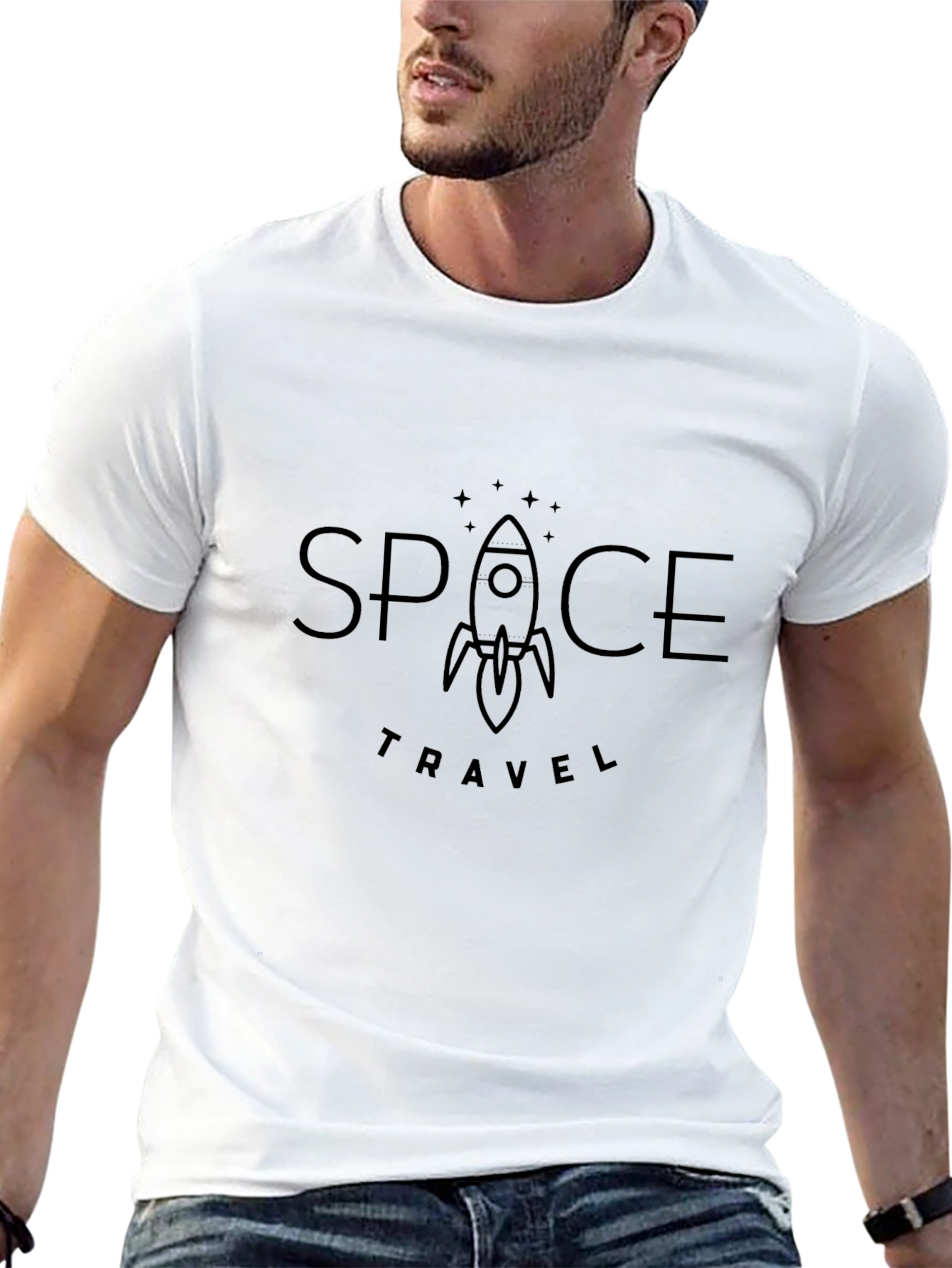 Space Travel Graphic T-Shirt