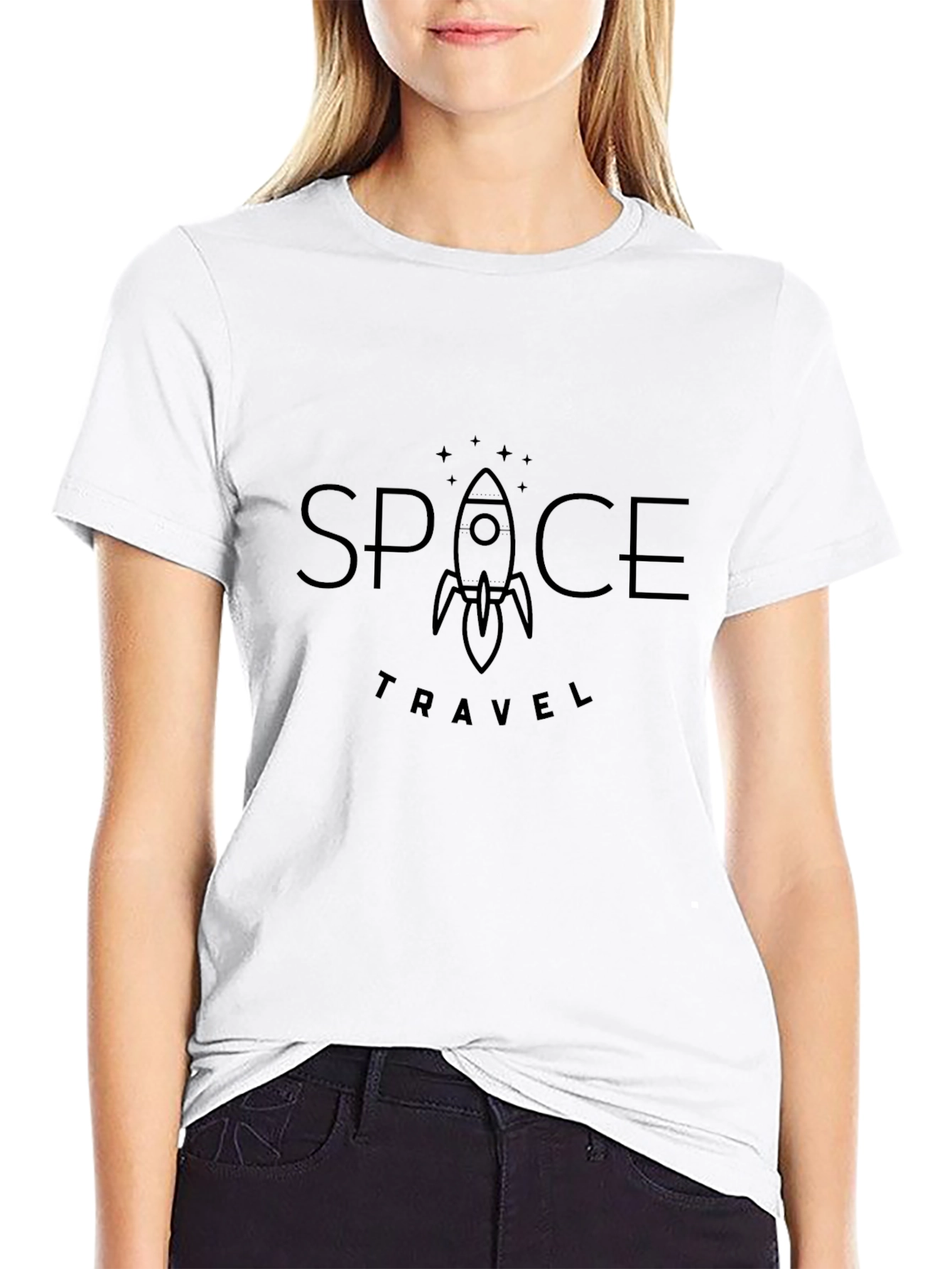 Space Travel Graphic T-Shirt