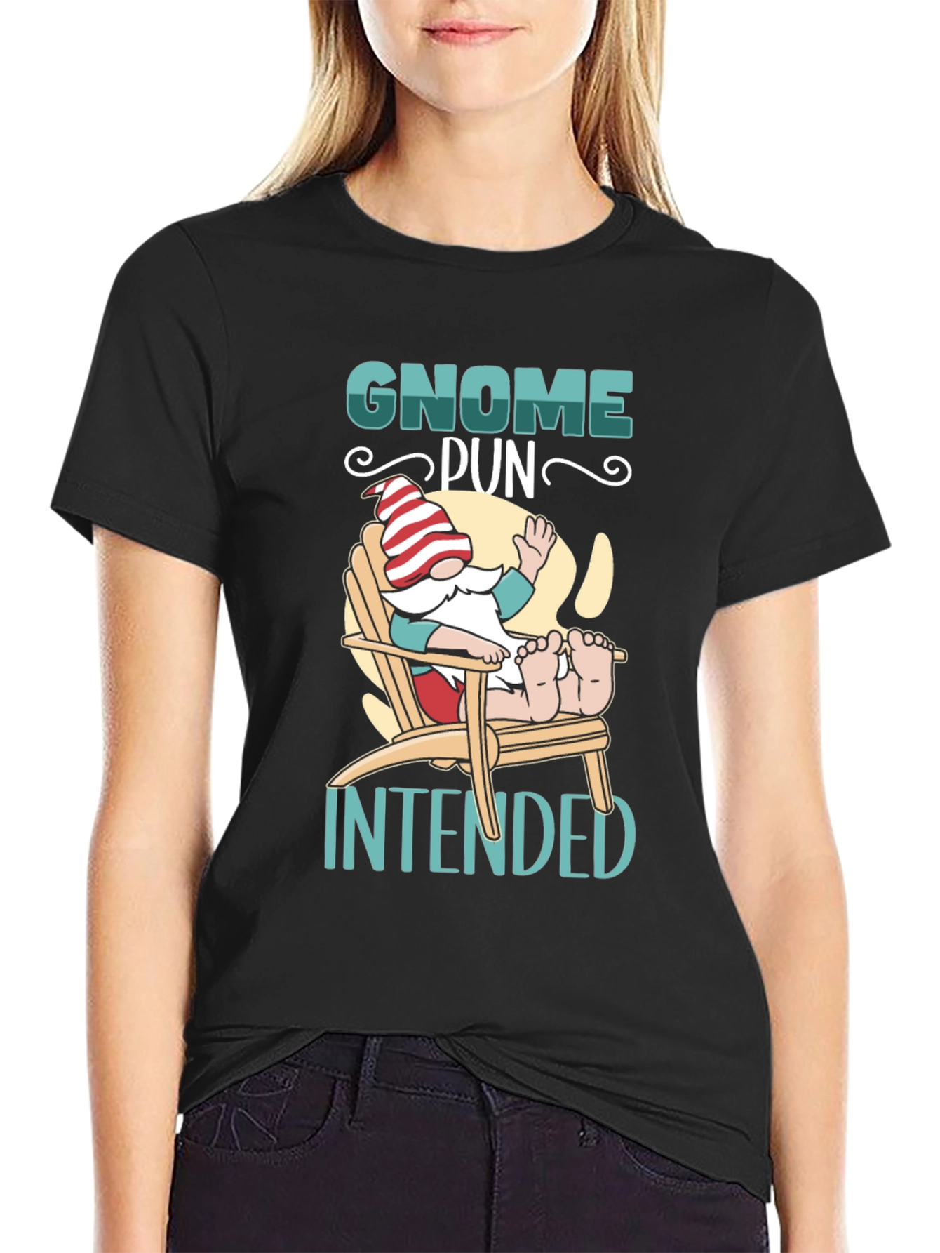 Gnome Pun Intended Graphic Tee
