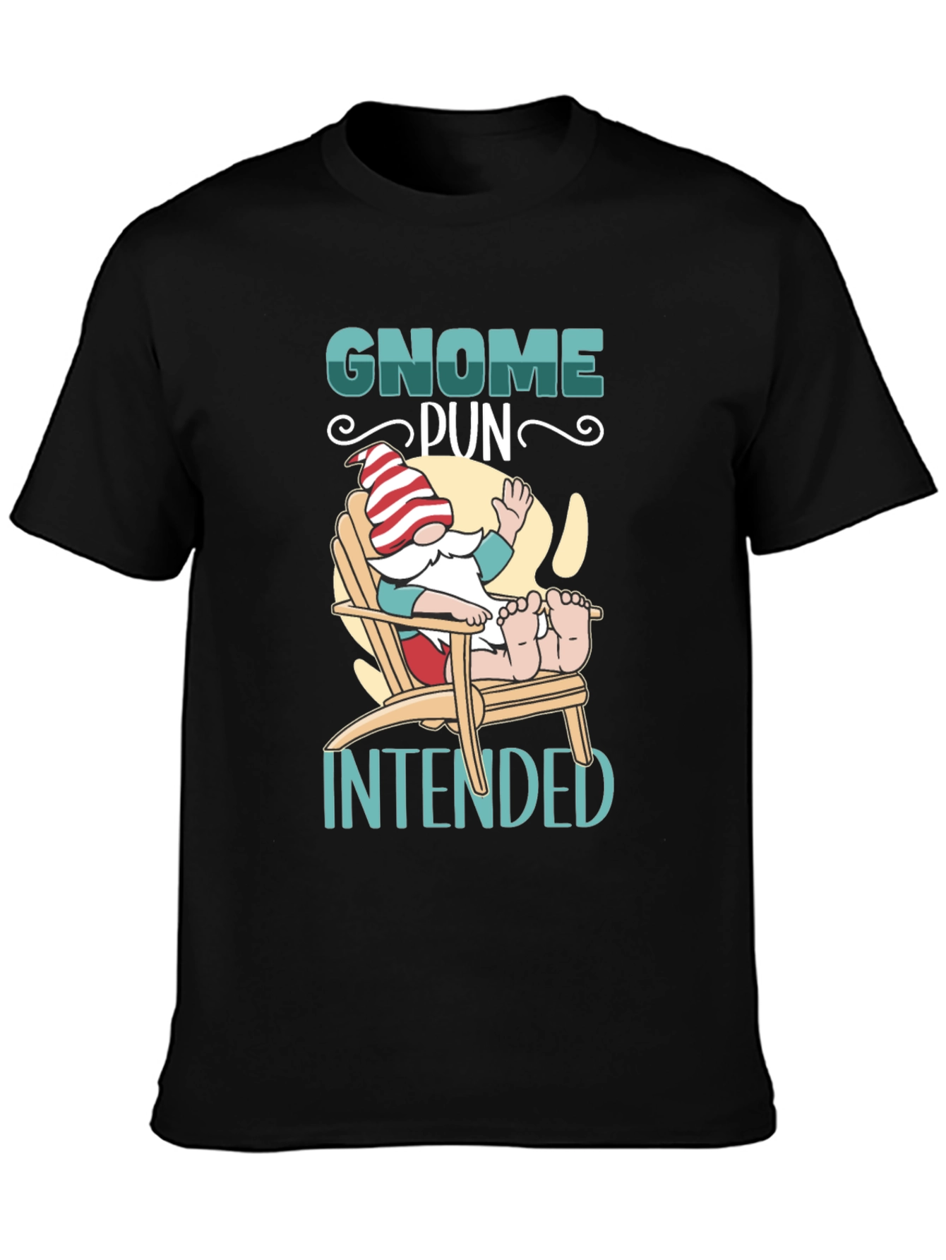 Gnome Pun Intended Graphic Tee