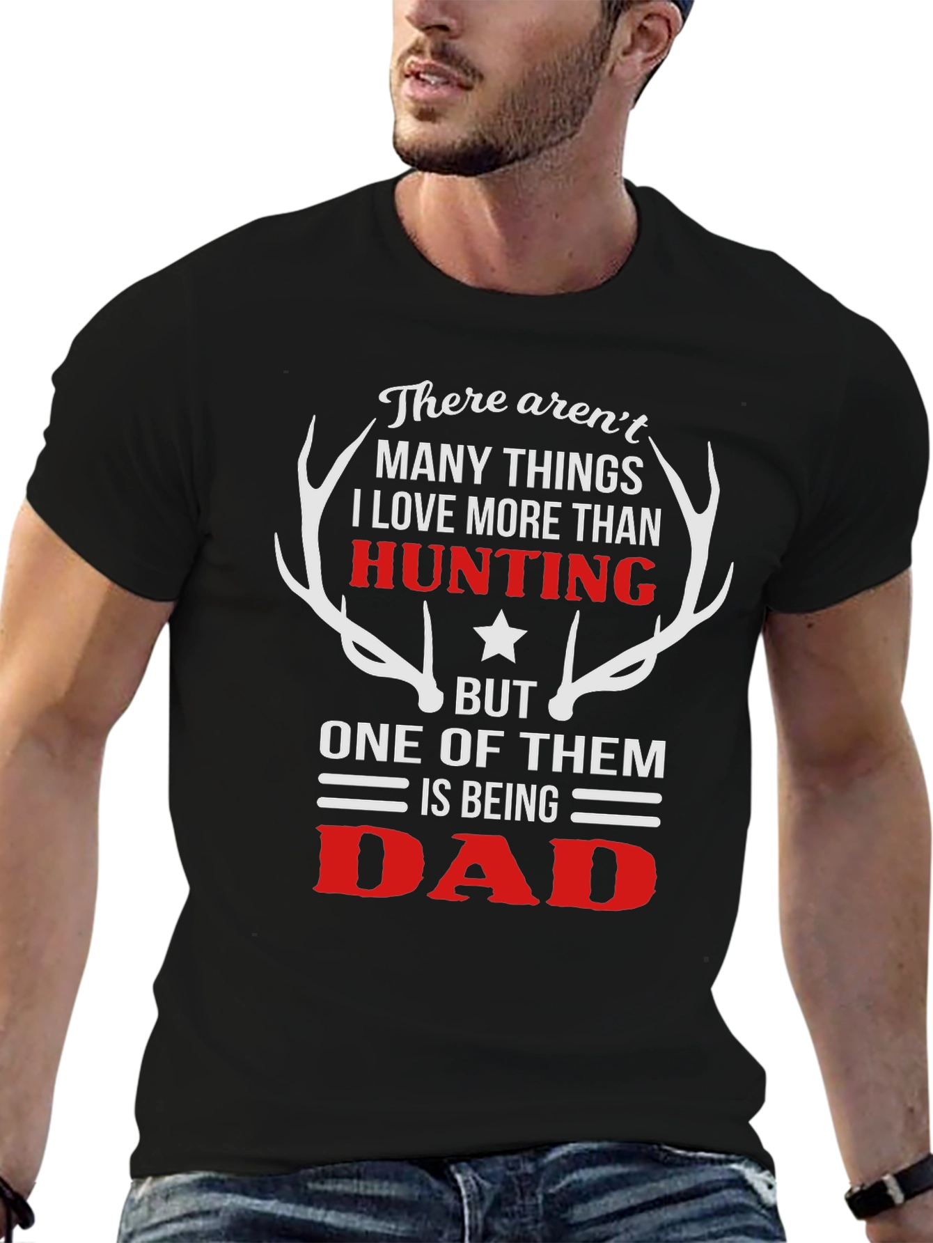 Hunting Dad T-Shirt: Gift for Hunters & Fathers