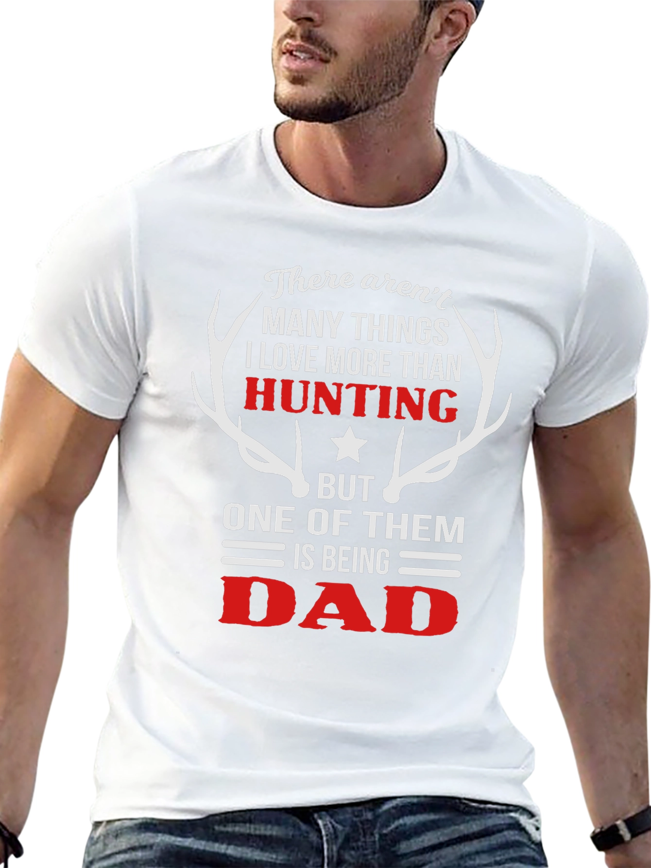 Hunting Dad T-Shirt: Gift for Hunters & Fathers