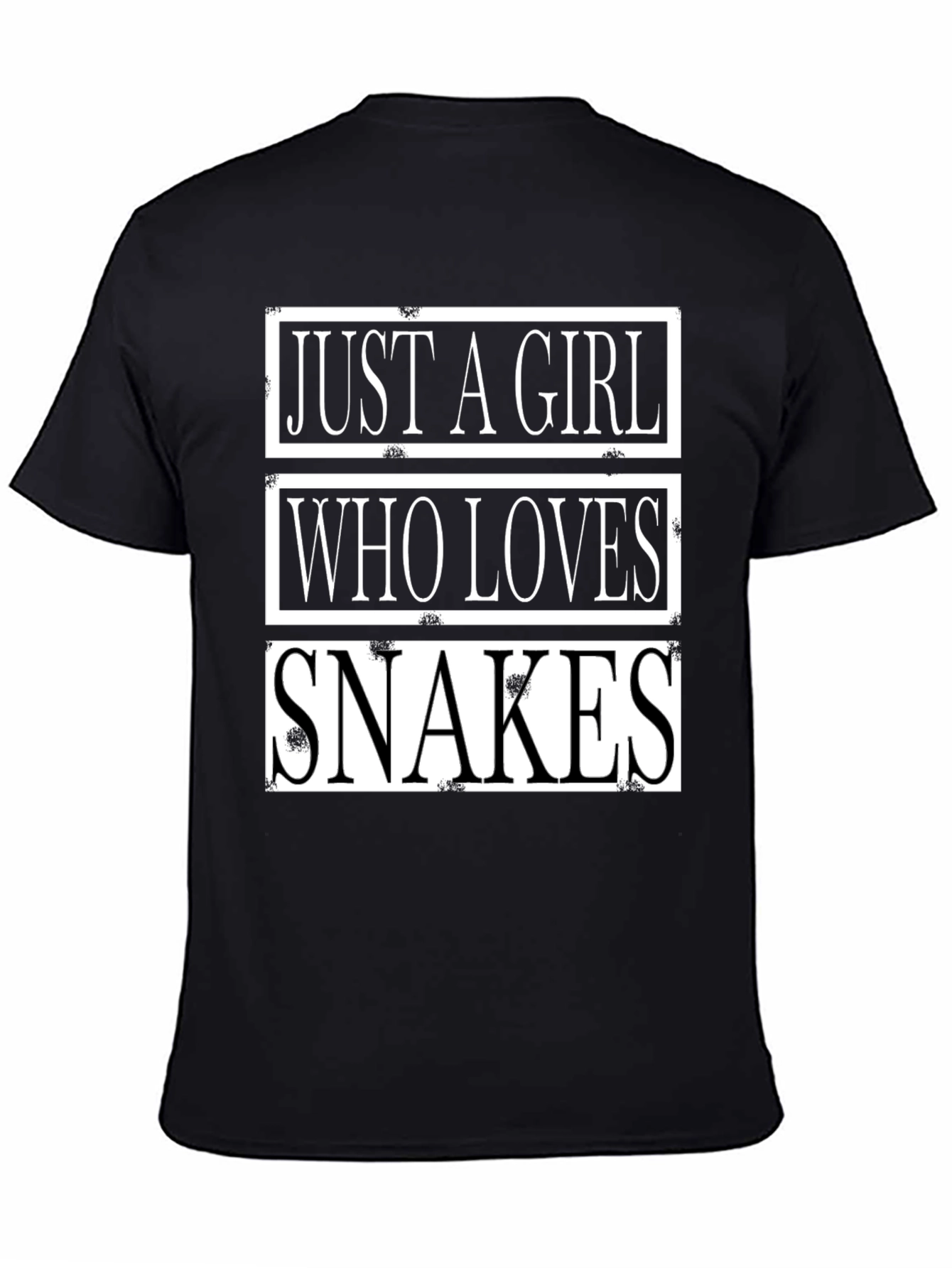 Just A Girl Who Loves Snakes Graphic Tee