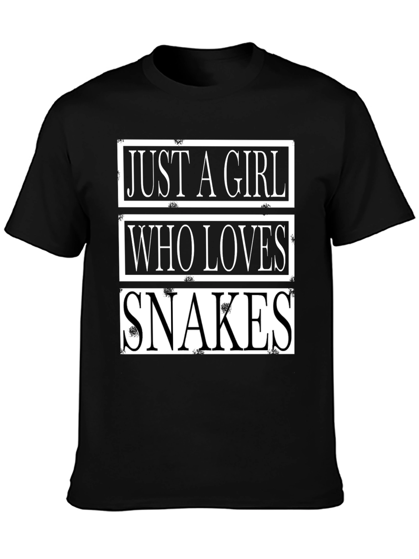 Just A Girl Who Loves Snakes Graphic Tee