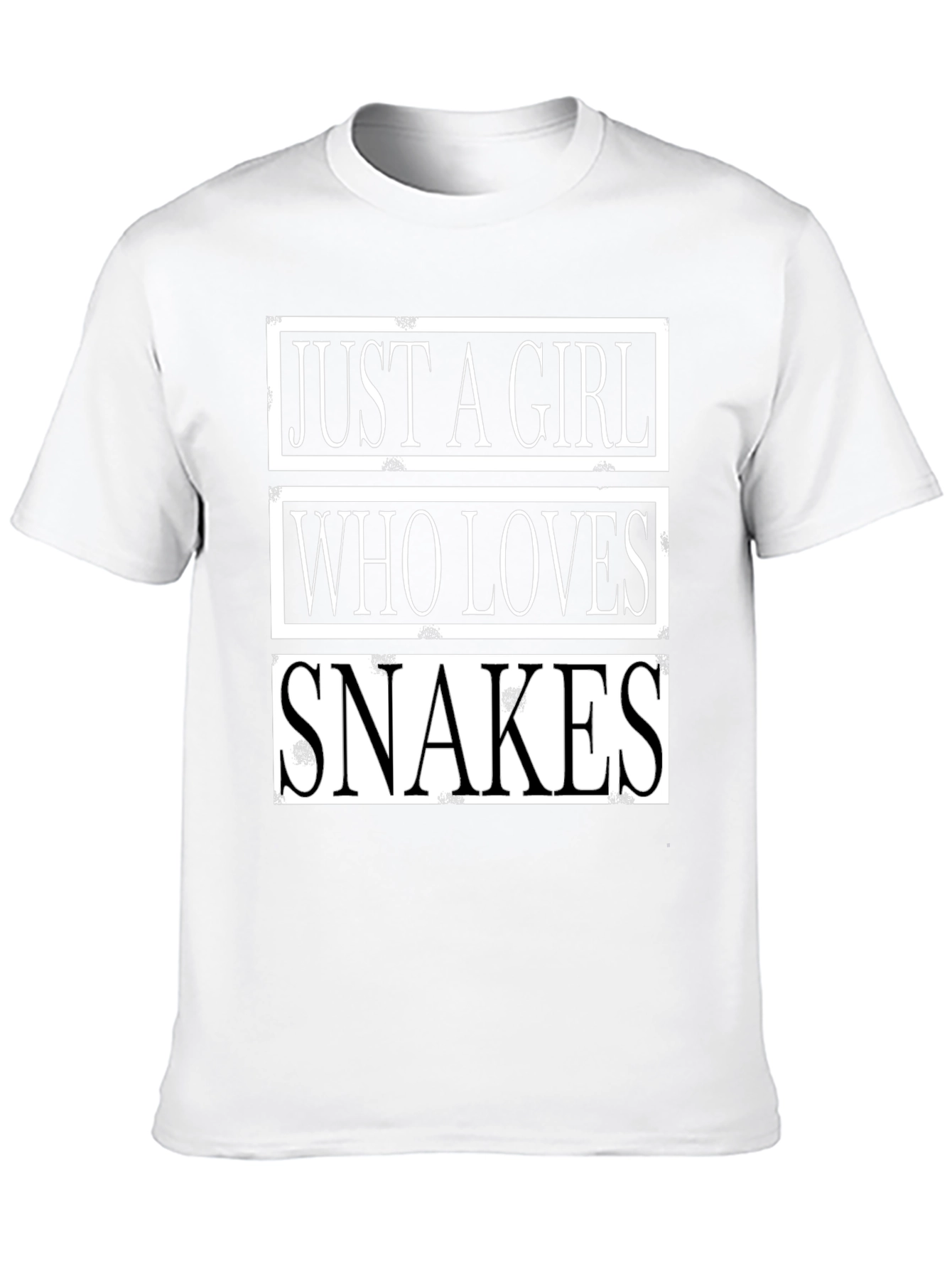 Just A Girl Who Loves Snakes Graphic Tee