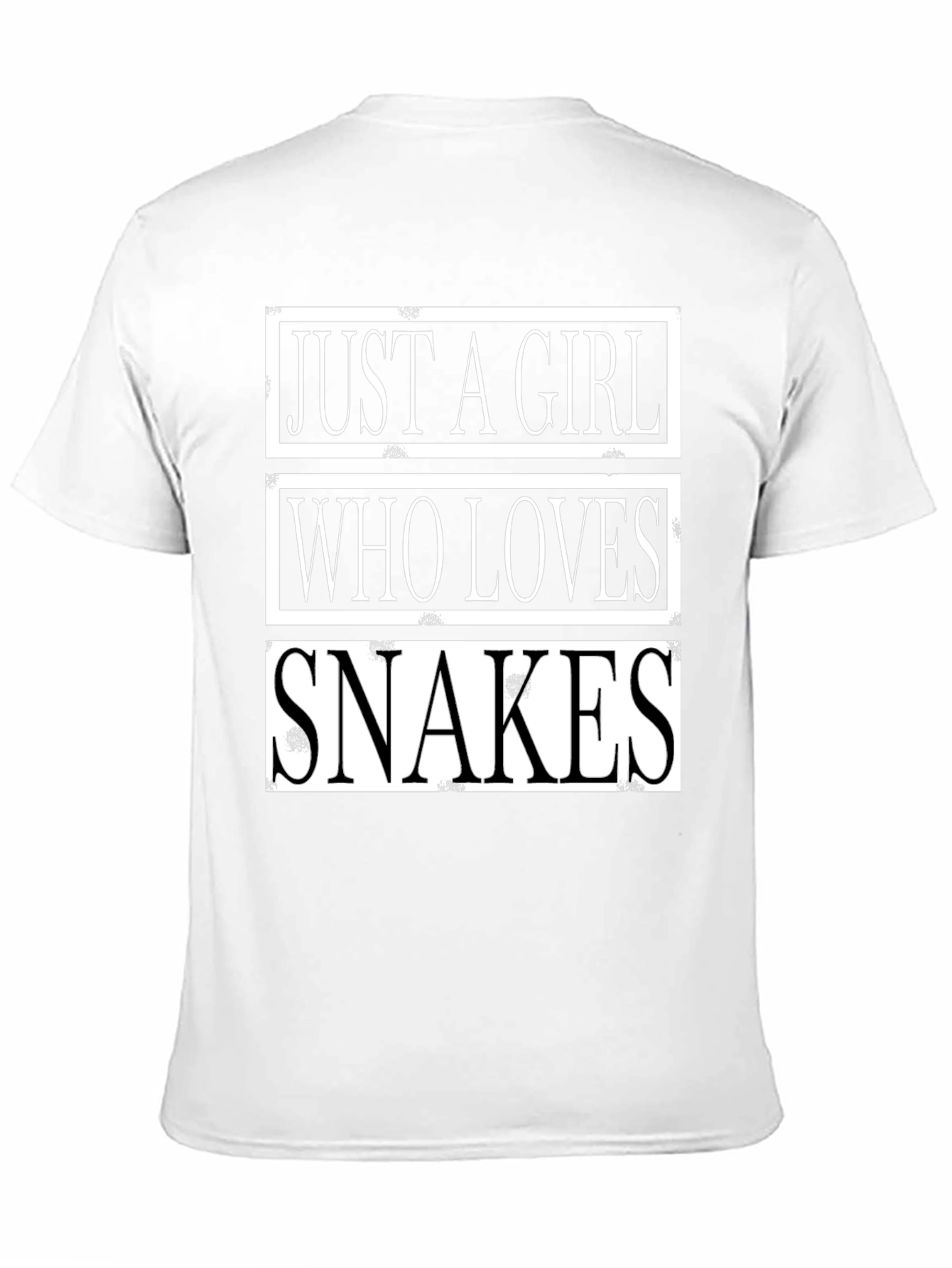 Just A Girl Who Loves Snakes Graphic Tee