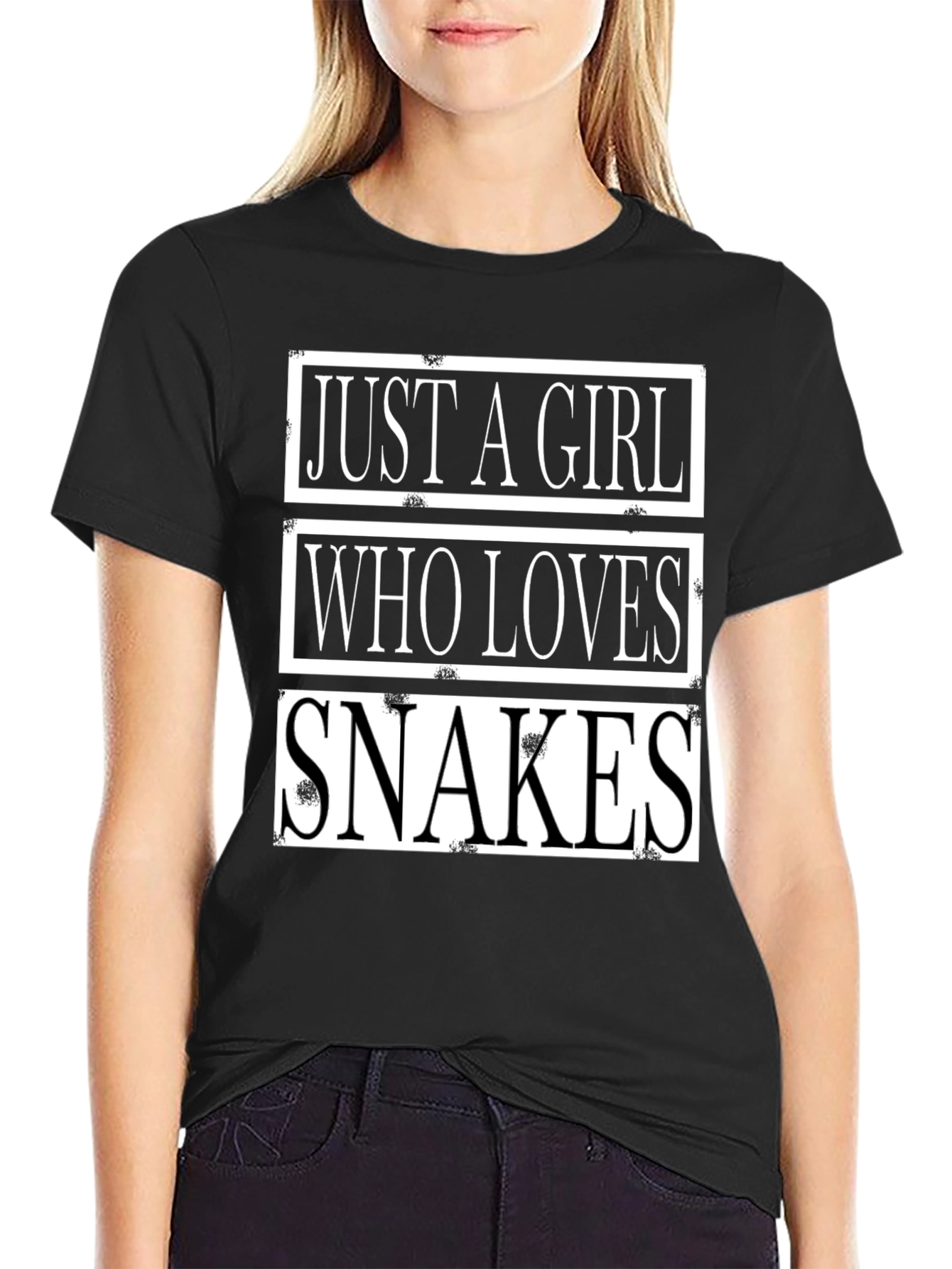 Just A Girl Who Loves Snakes Graphic Tee