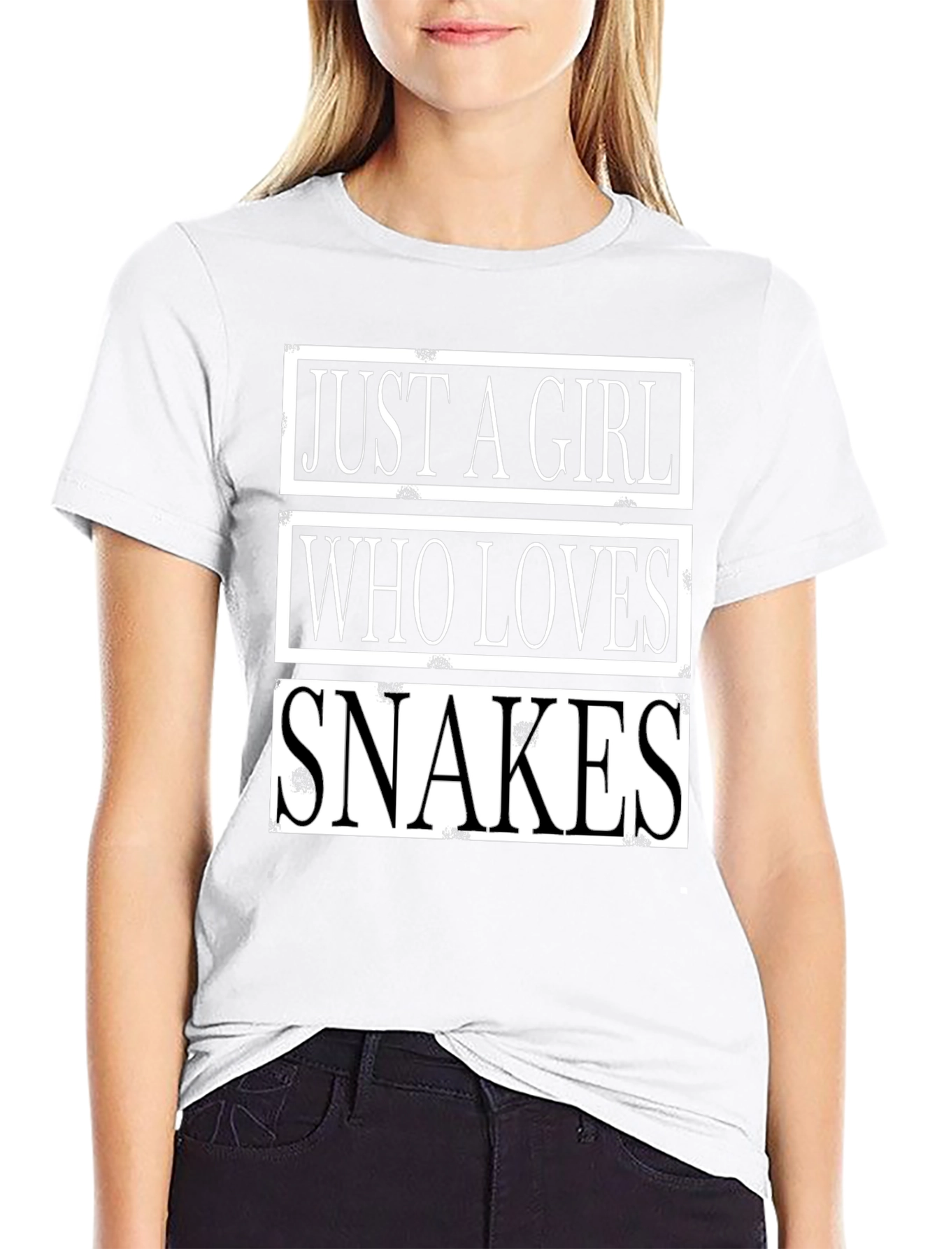 Just A Girl Who Loves Snakes Graphic Tee