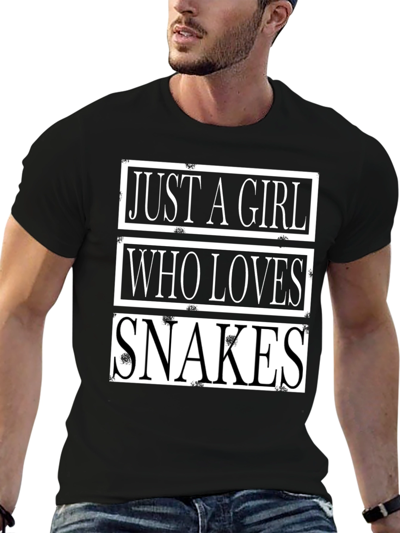 Just A Girl Who Loves Snakes Graphic Tee