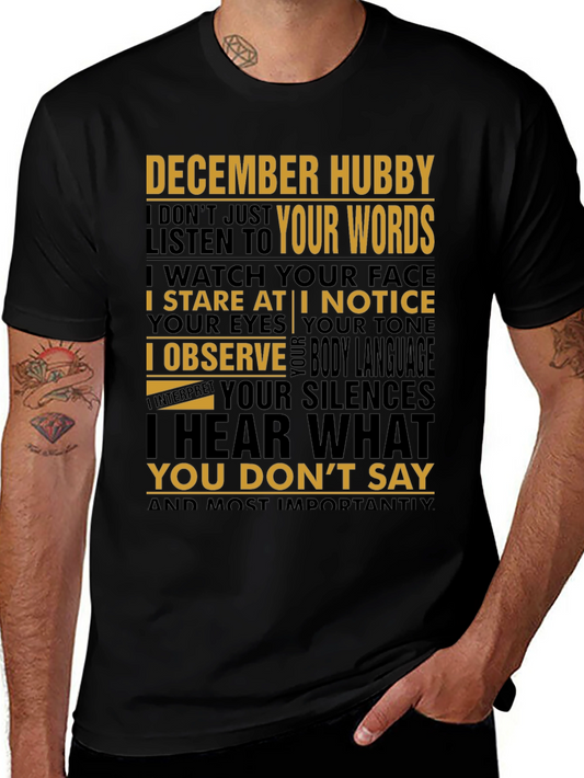 December Hubby Graphic Tee