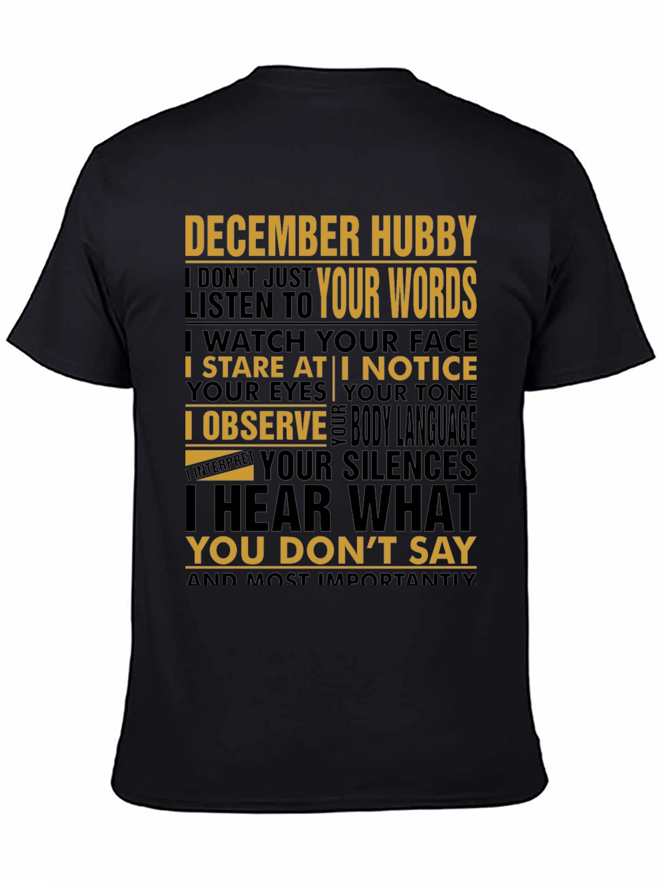 December Hubby Graphic Tee