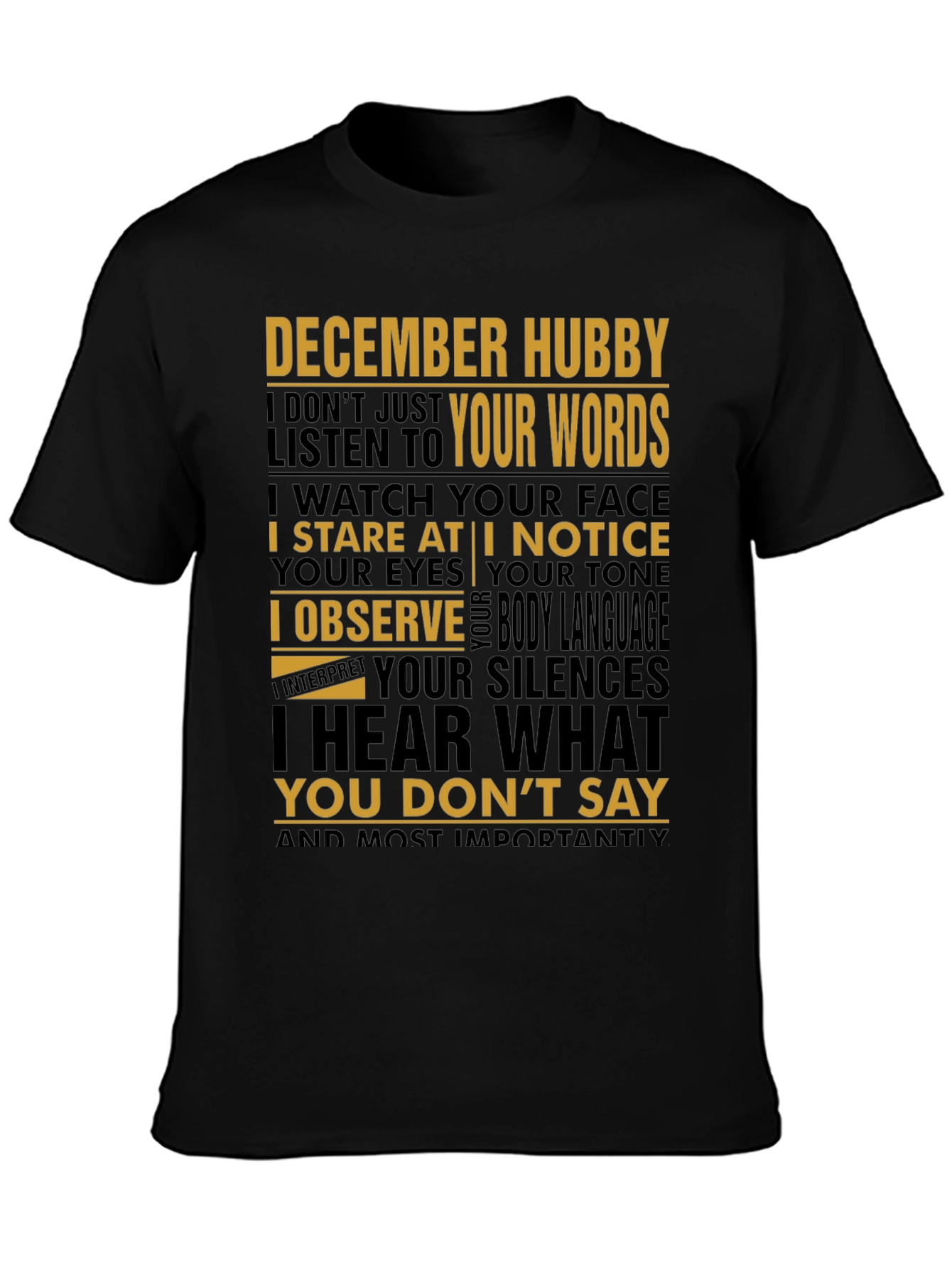 December Hubby Graphic Tee