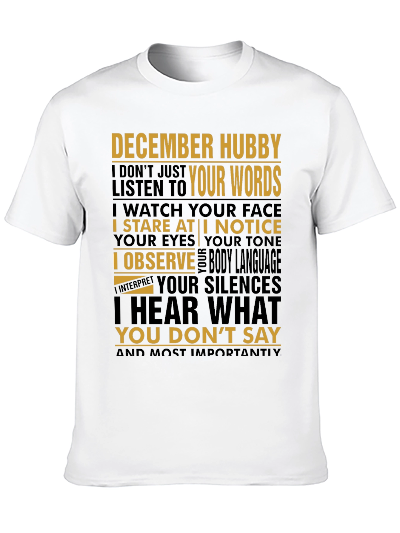 December Hubby Graphic Tee