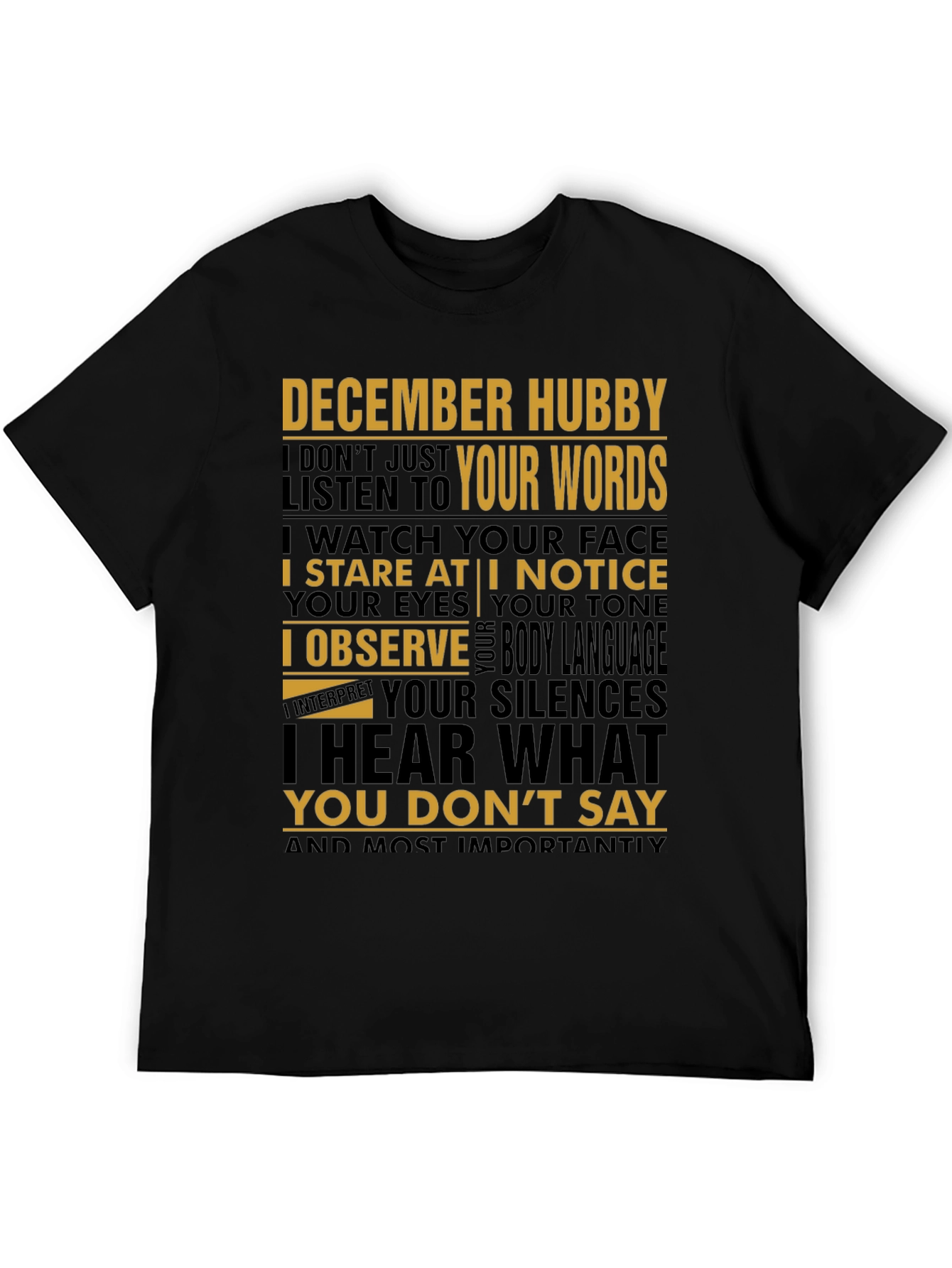 December Hubby Graphic Tee