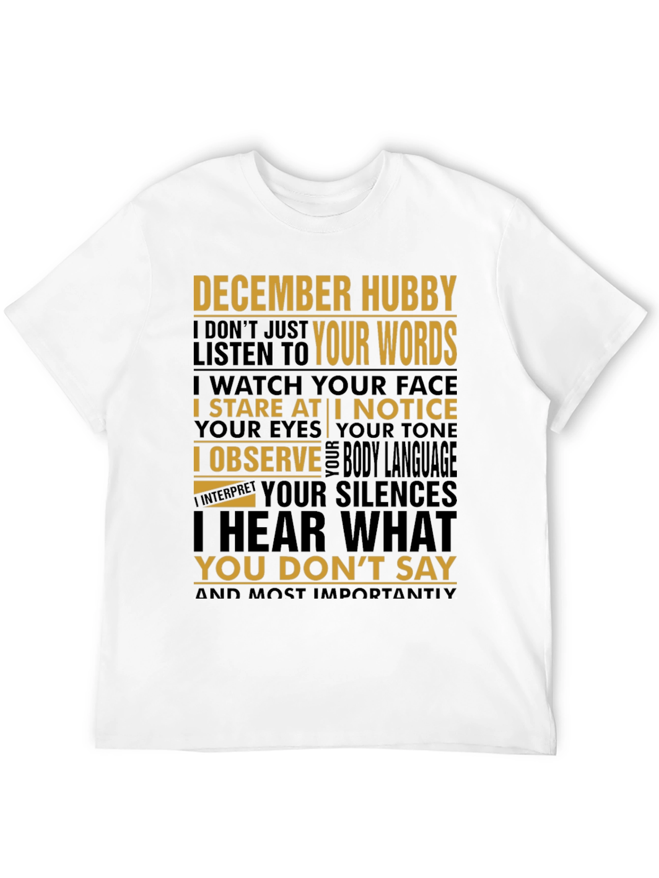 December Hubby Graphic Tee