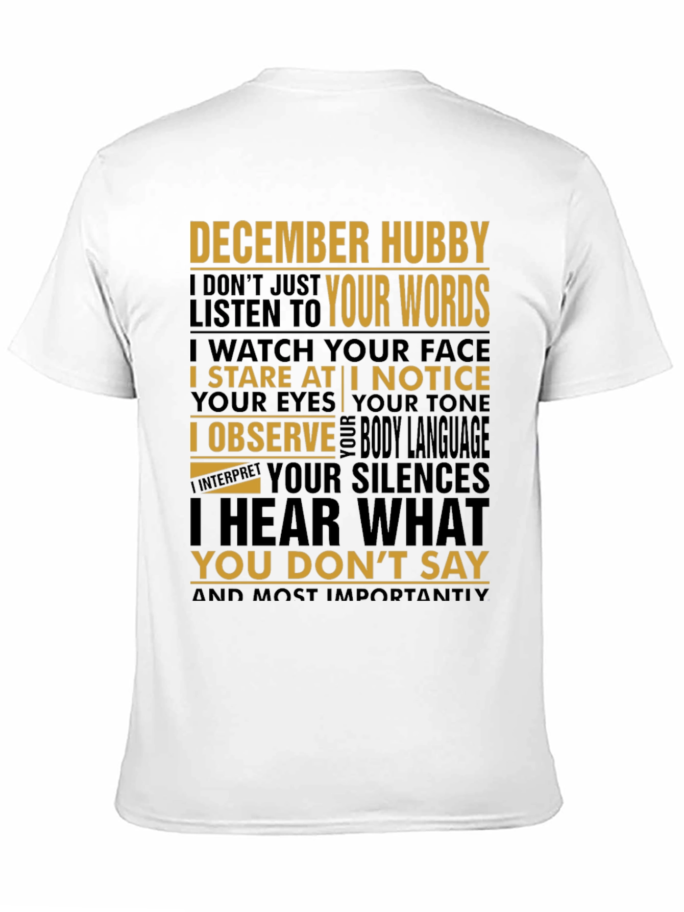 December Hubby Graphic Tee