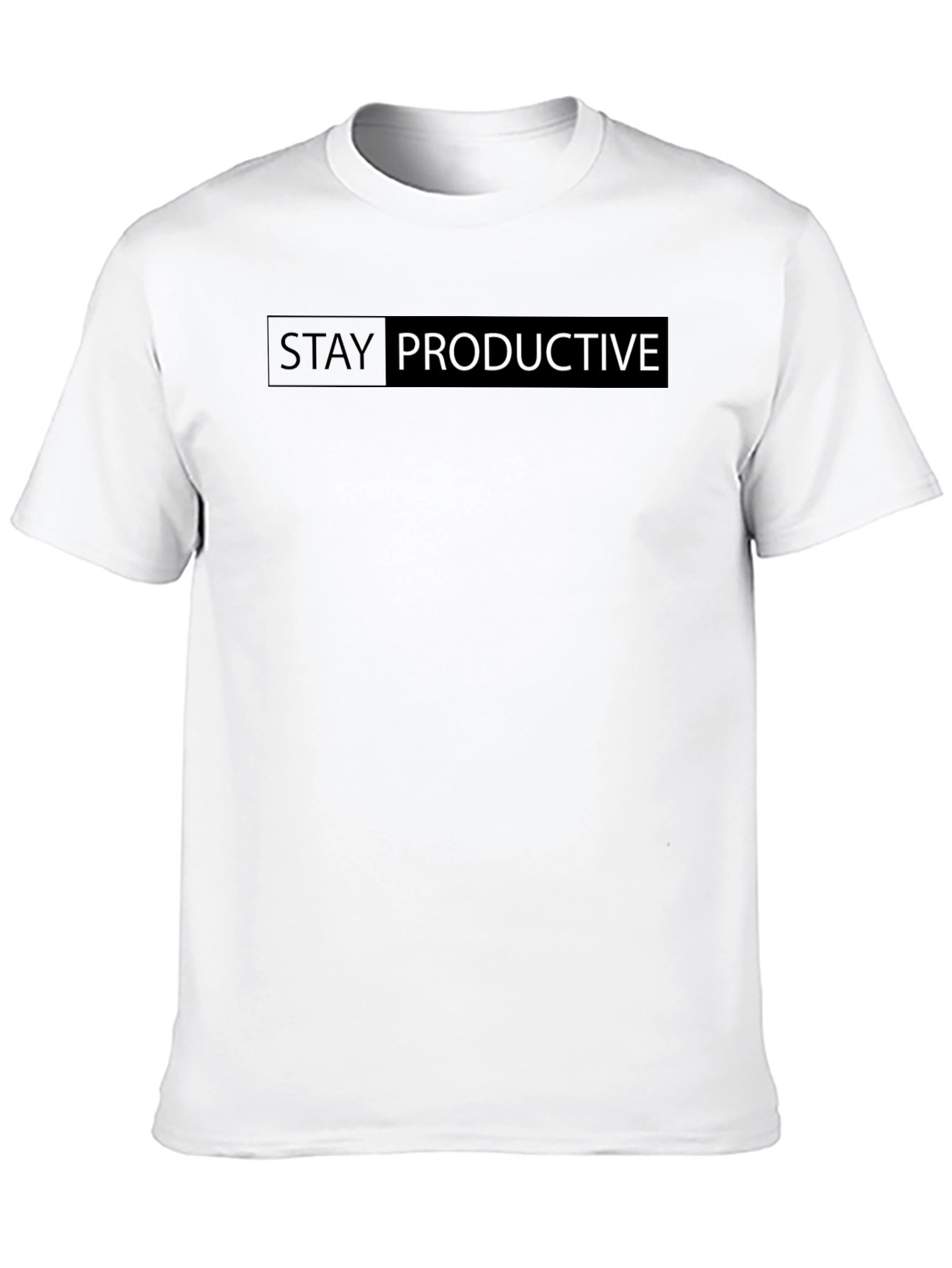 Stay Productive Black T-Shirt