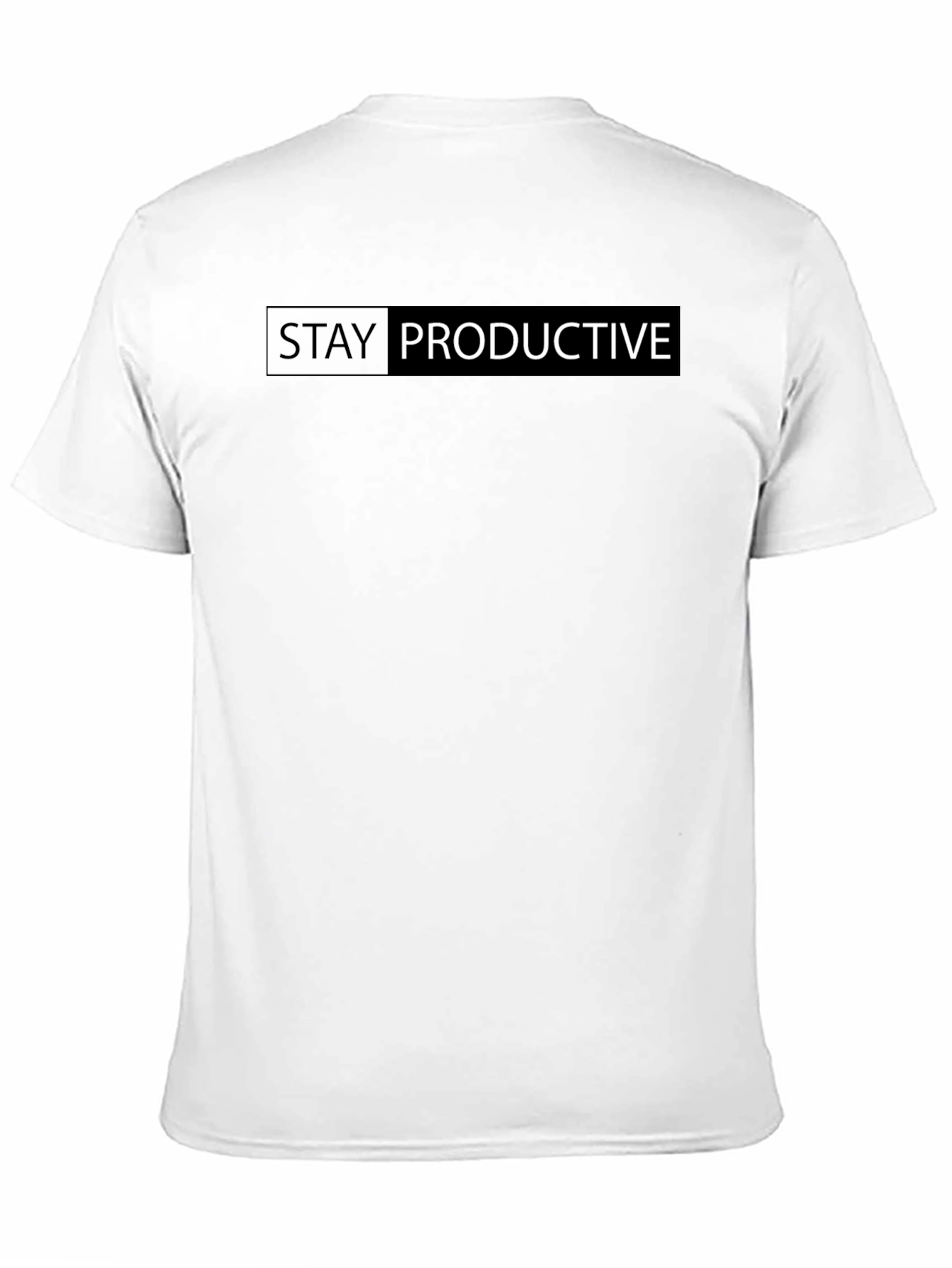 Stay Productive Black T-Shirt