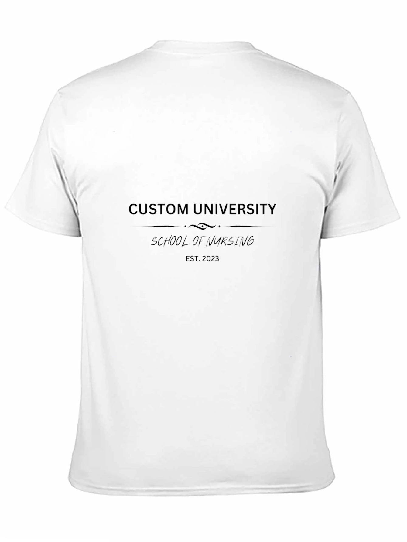 Custom University School of Nursing T-Shirt