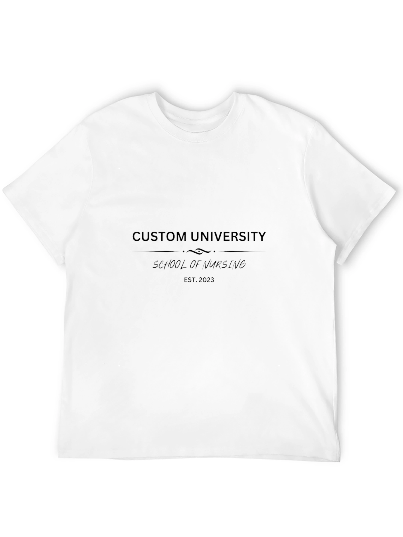 Custom University School of Nursing T-Shirt