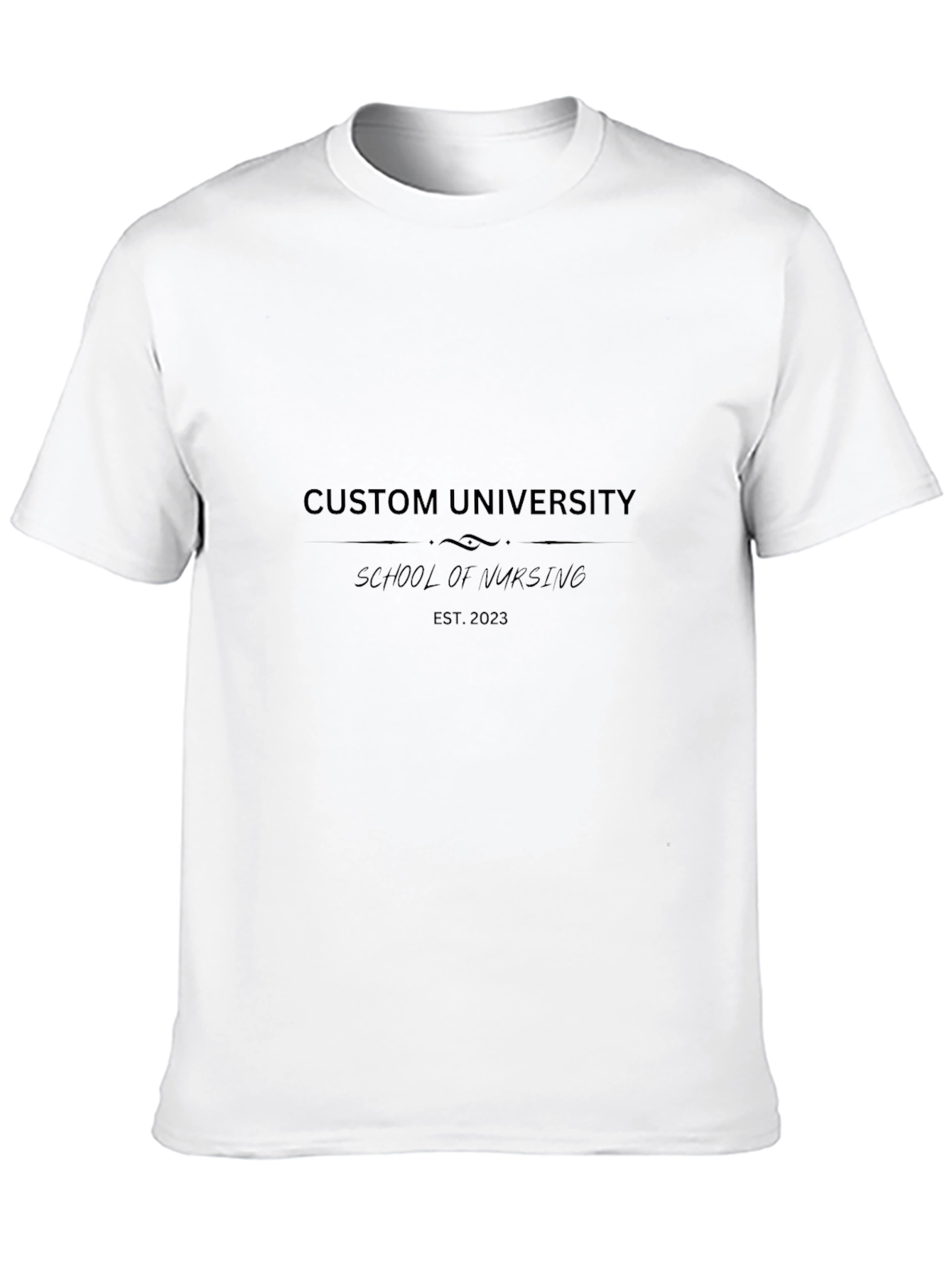 Custom University School of Nursing T-Shirt