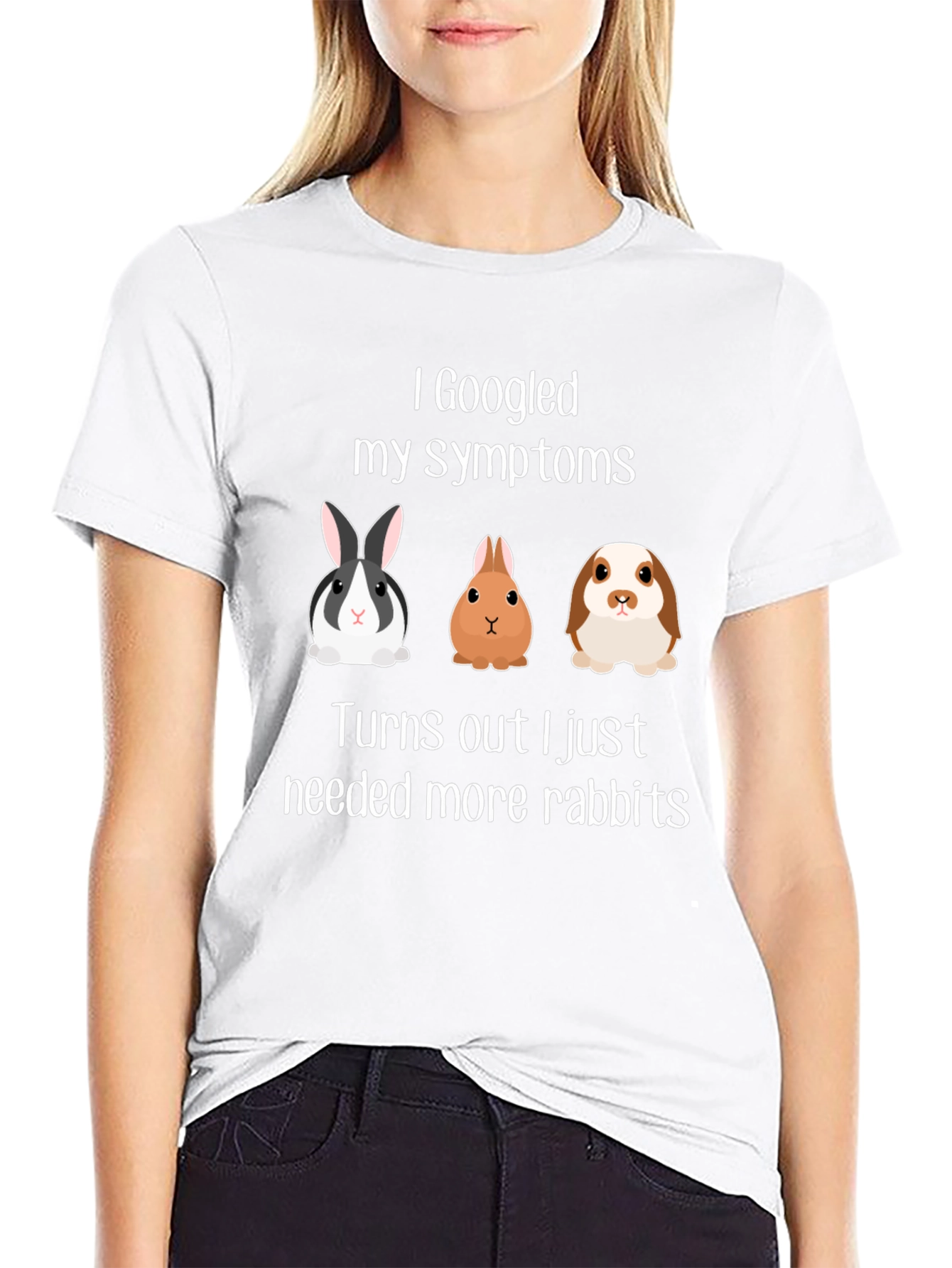 I Googled My Symptoms Rabbit T-Shirt
