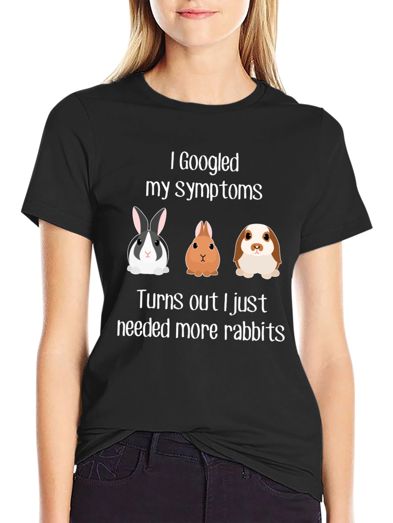I Googled My Symptoms Rabbit T-Shirt