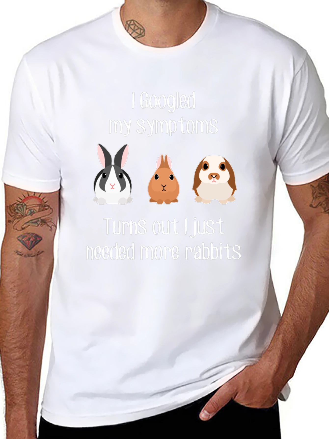 I Googled My Symptoms Rabbit T-Shirt
